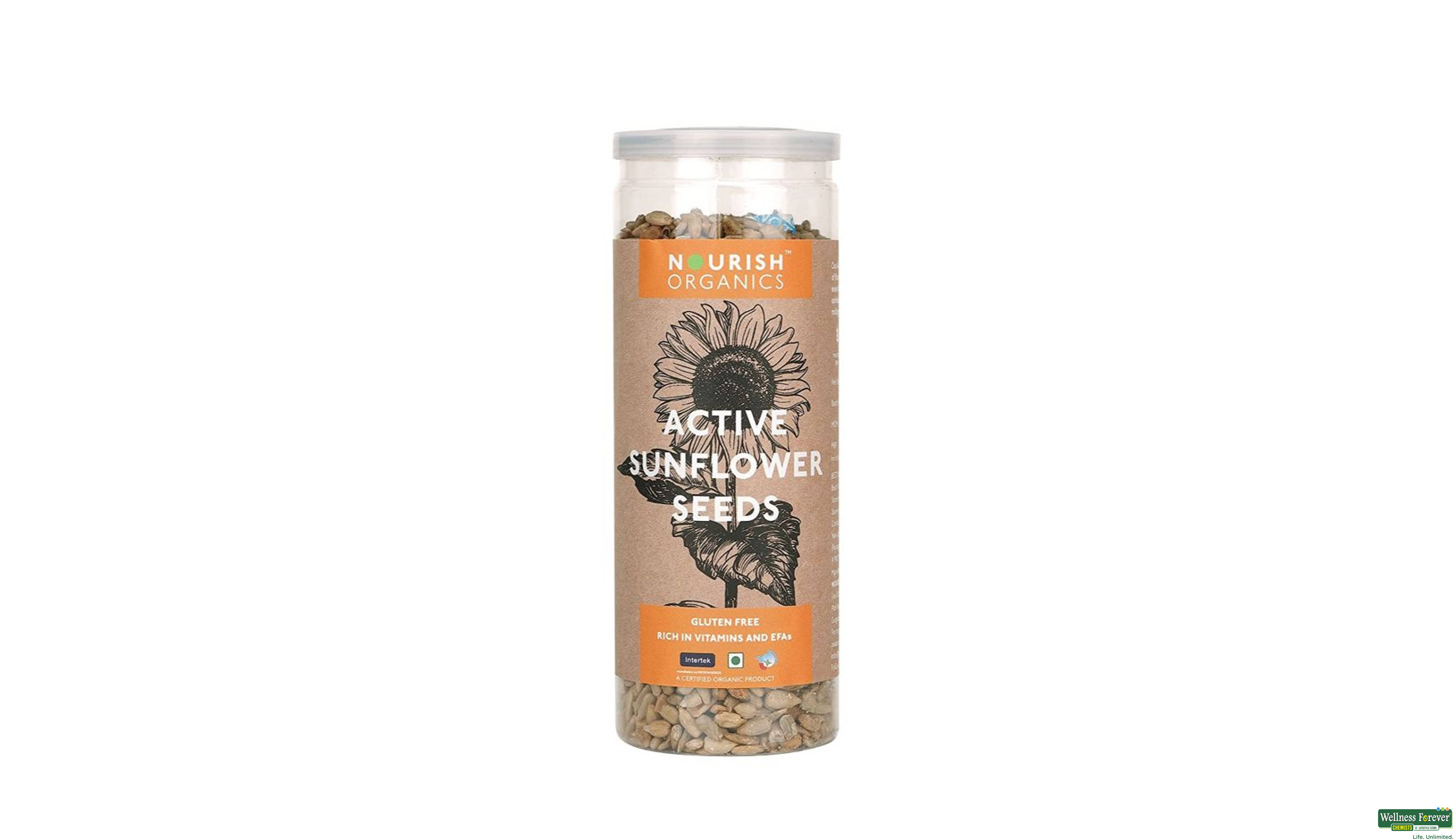 NOURISH ORGANICS ACTIVE SUNFLOWER SEED 150GM- 1, 150GM, 