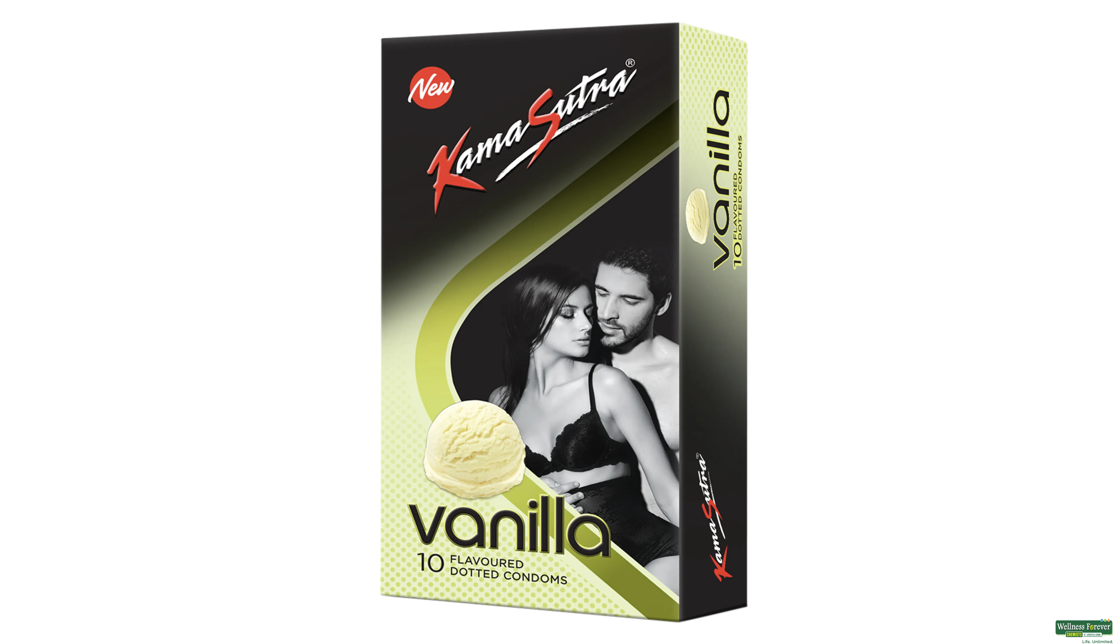 KS CONDOM VANILA 10PC- 1, 10PC, 