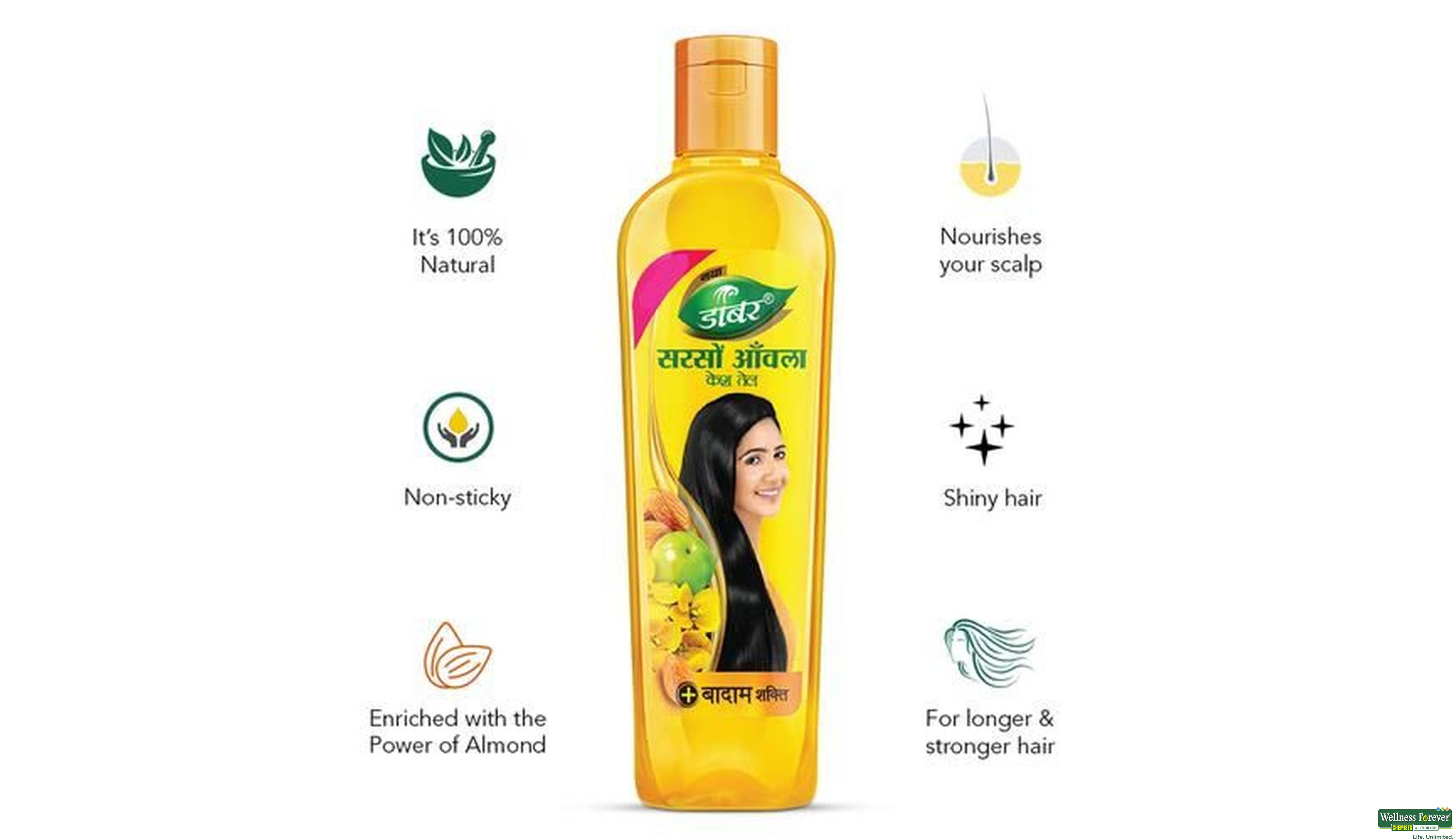 DABUR HR/OIL AMLA KESH TAIL 80ML- 3, 80ML, 