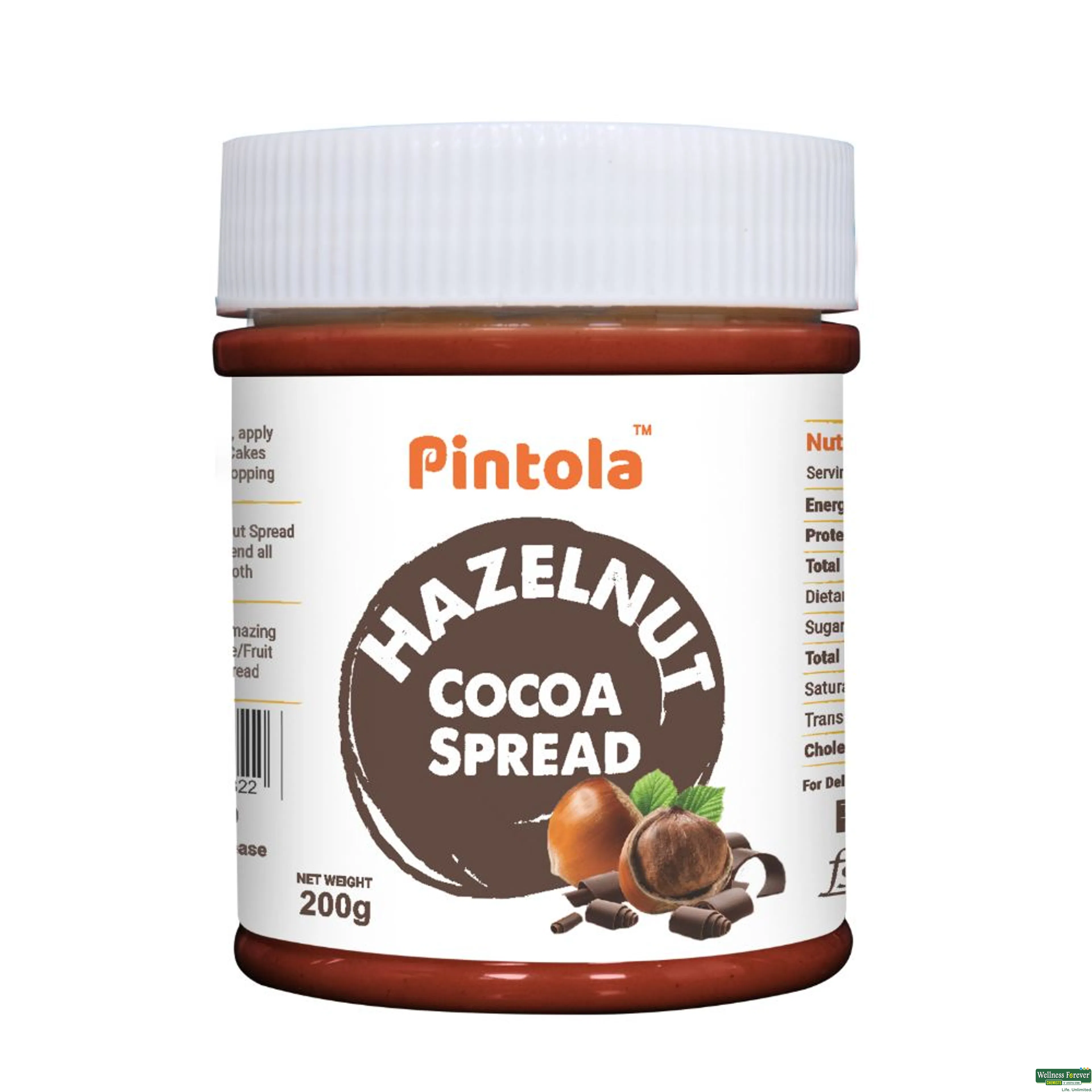 PINTOLA NUT/BTR HAZELNUT COCOA 200GM-image