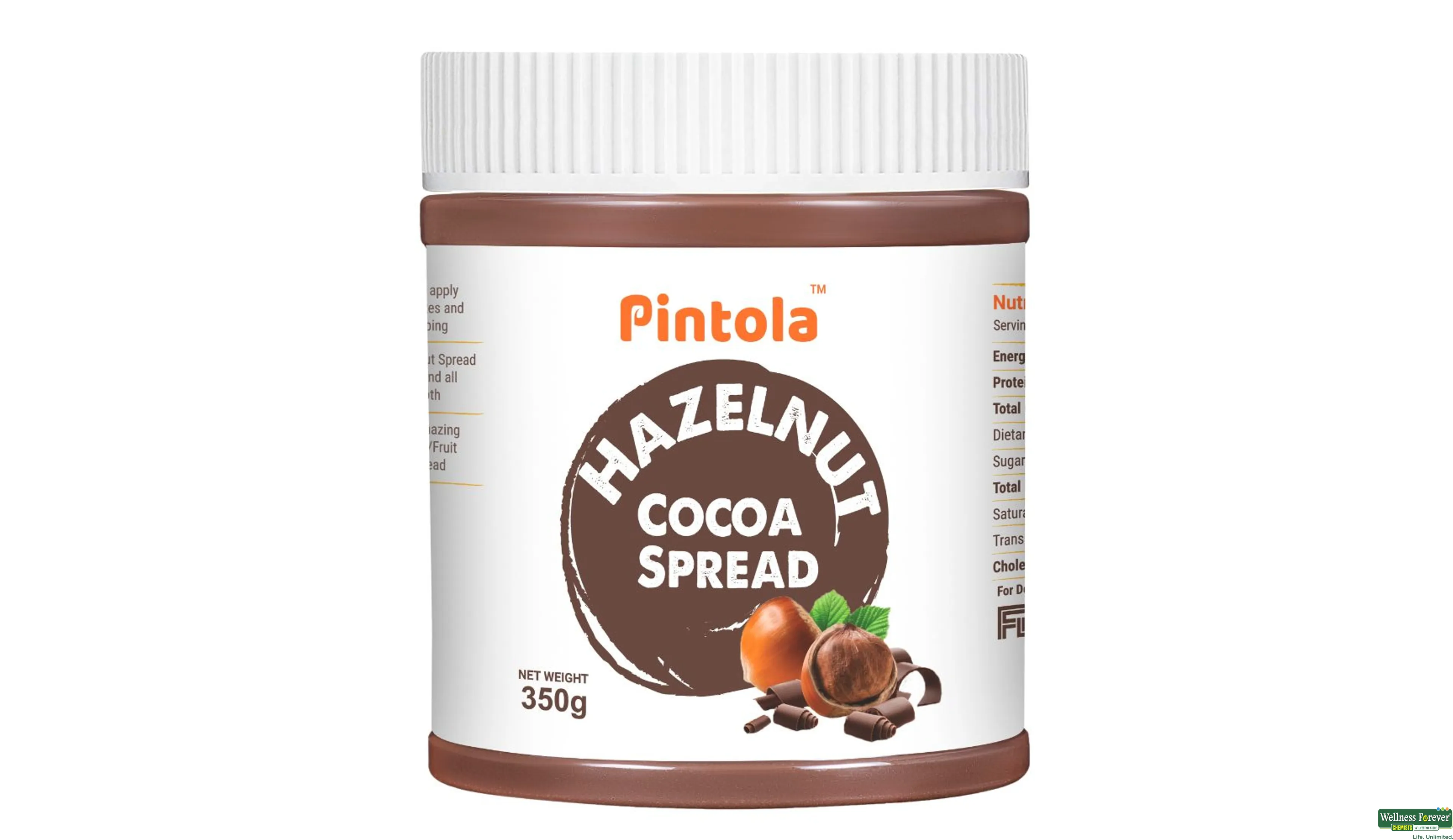 PINTOLA NUT/BTR HAZALNUT COCOA 350GM- 1, 350GM, null