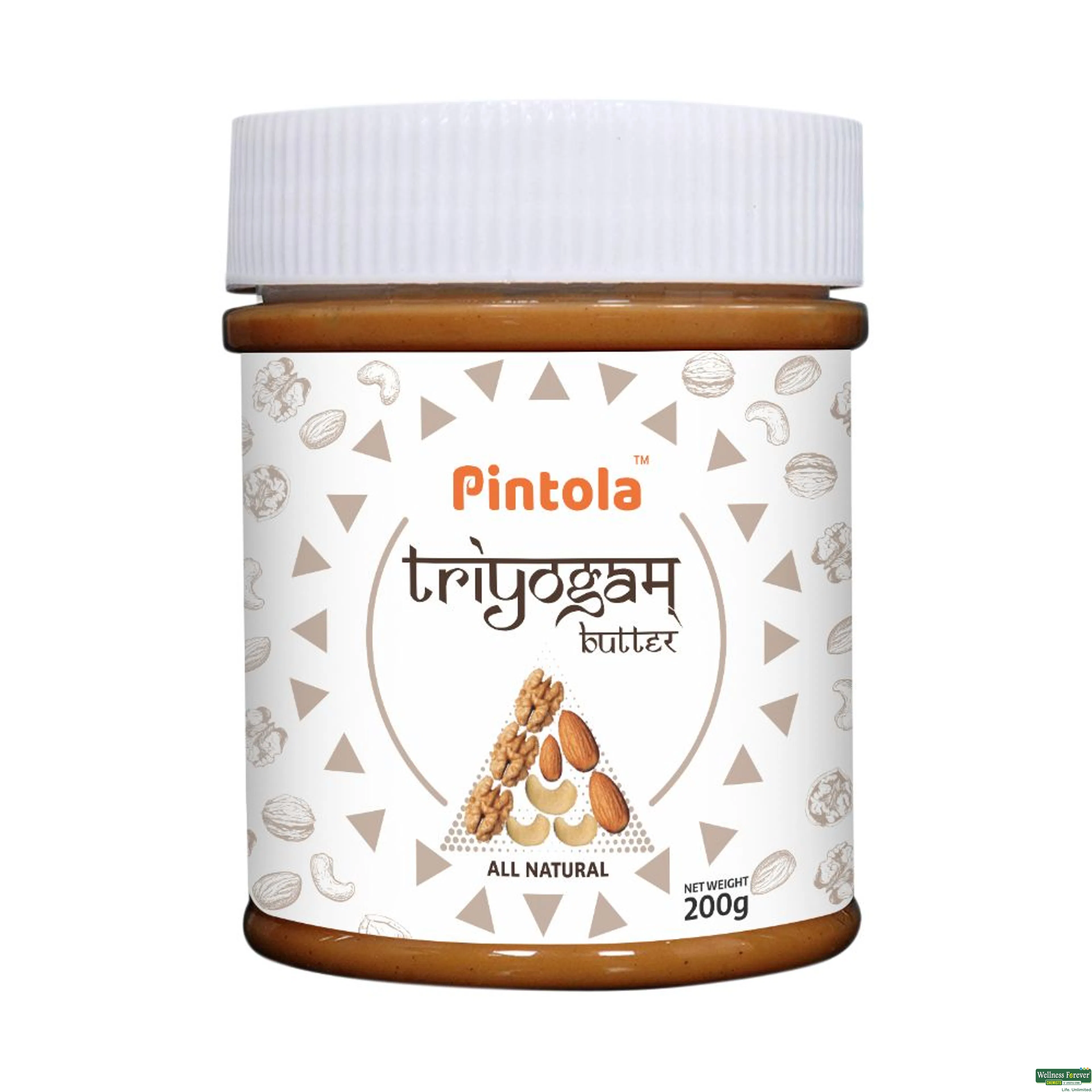 PINTOLA NUT BTR ALL NATURAL TRIYOGAM 200GM-image