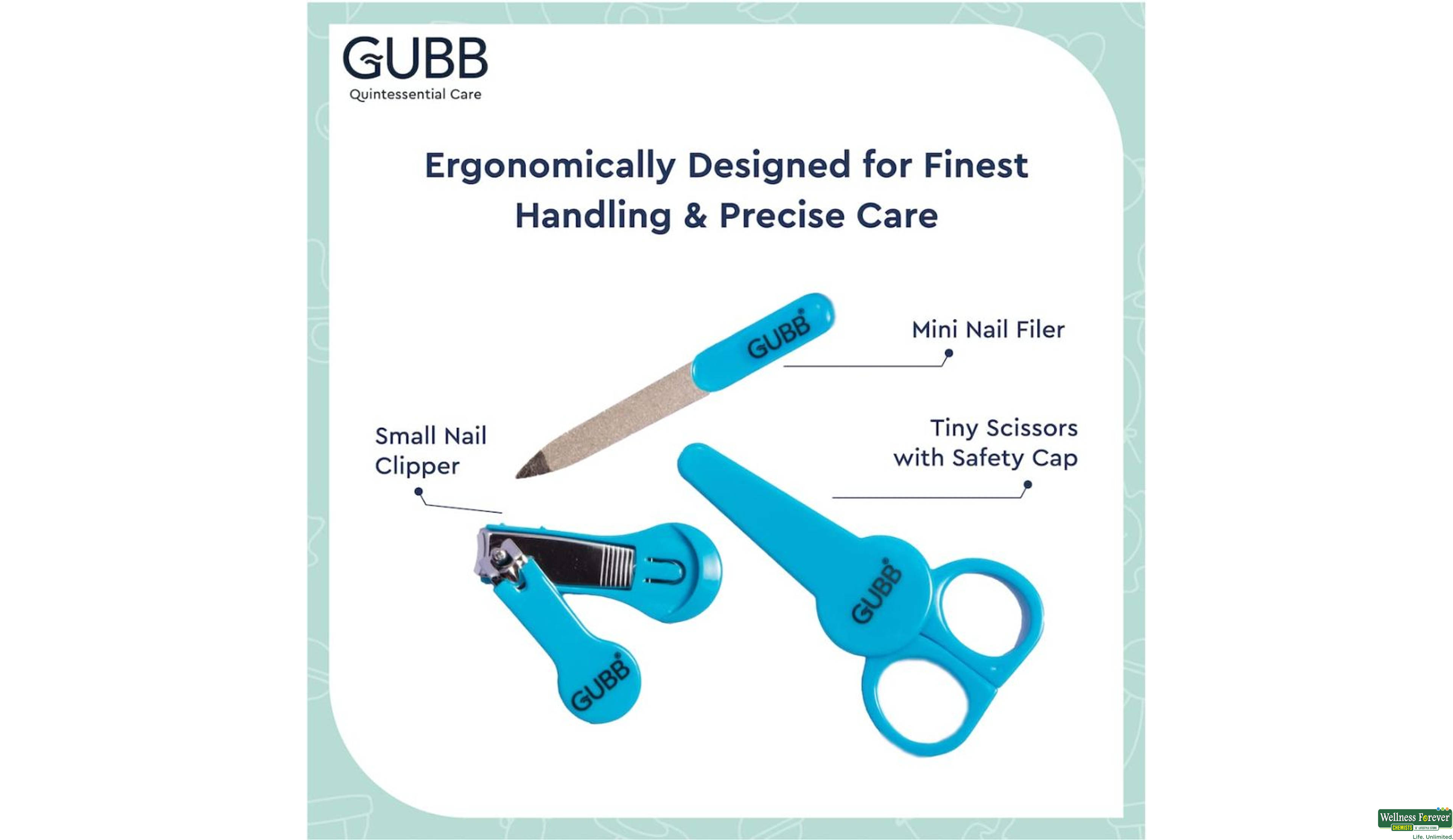 GUBB BABY MANICURE KIT (BOYS) 1PC- 3, 1PC, 