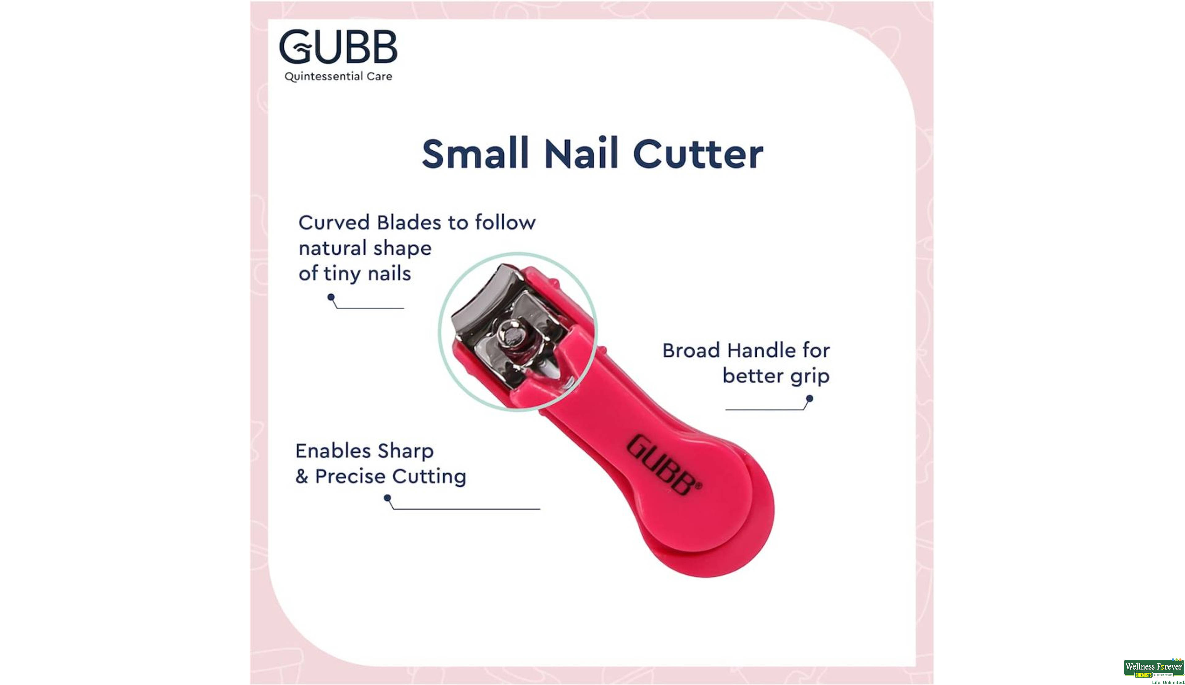 GUBB BABY MANICURE KIT (GIRLS) 1PC- 4, 1PC, 