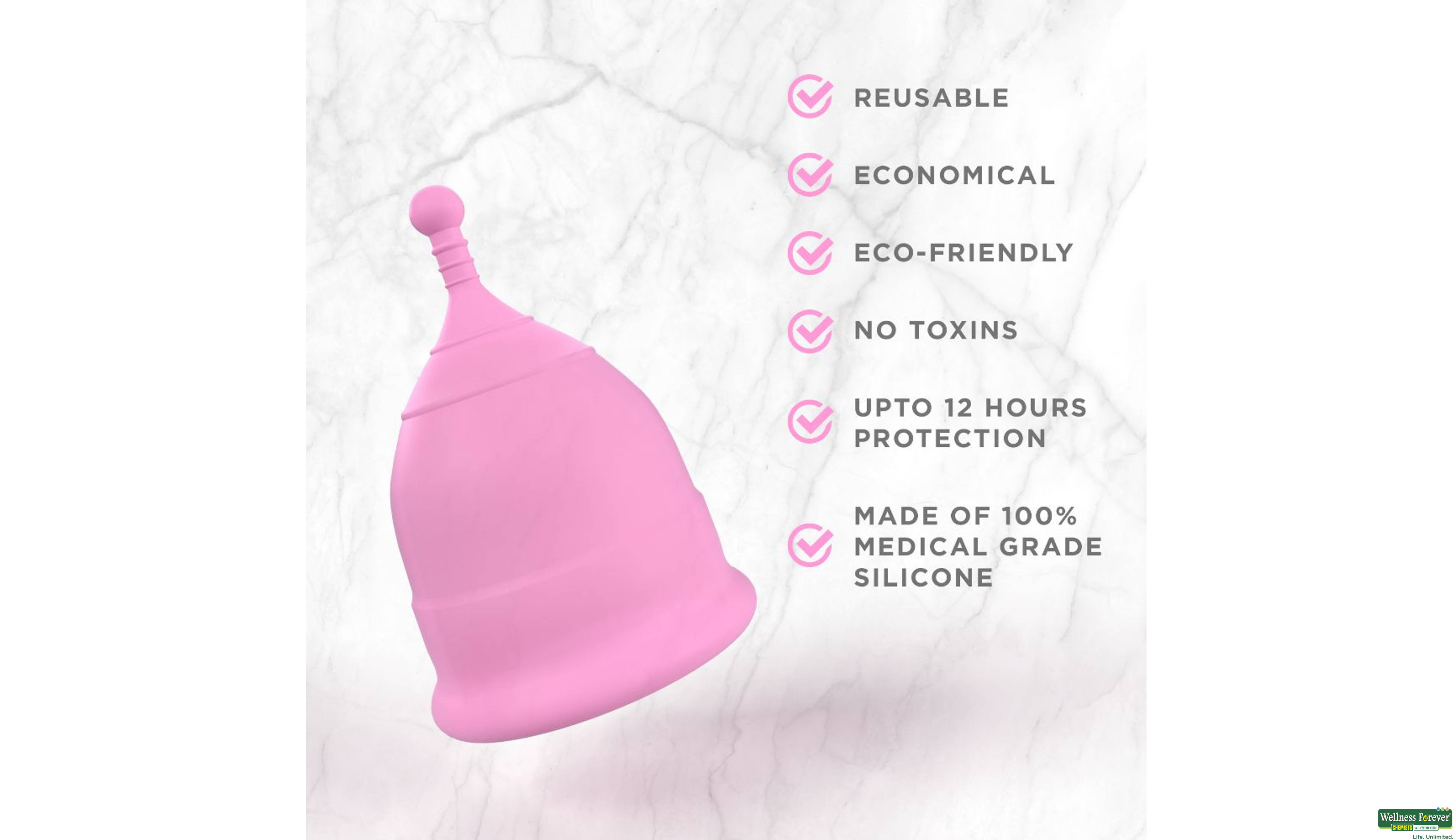 PEE SAFE MENSTRUAL CUP 1PC- 3, 1PC, 