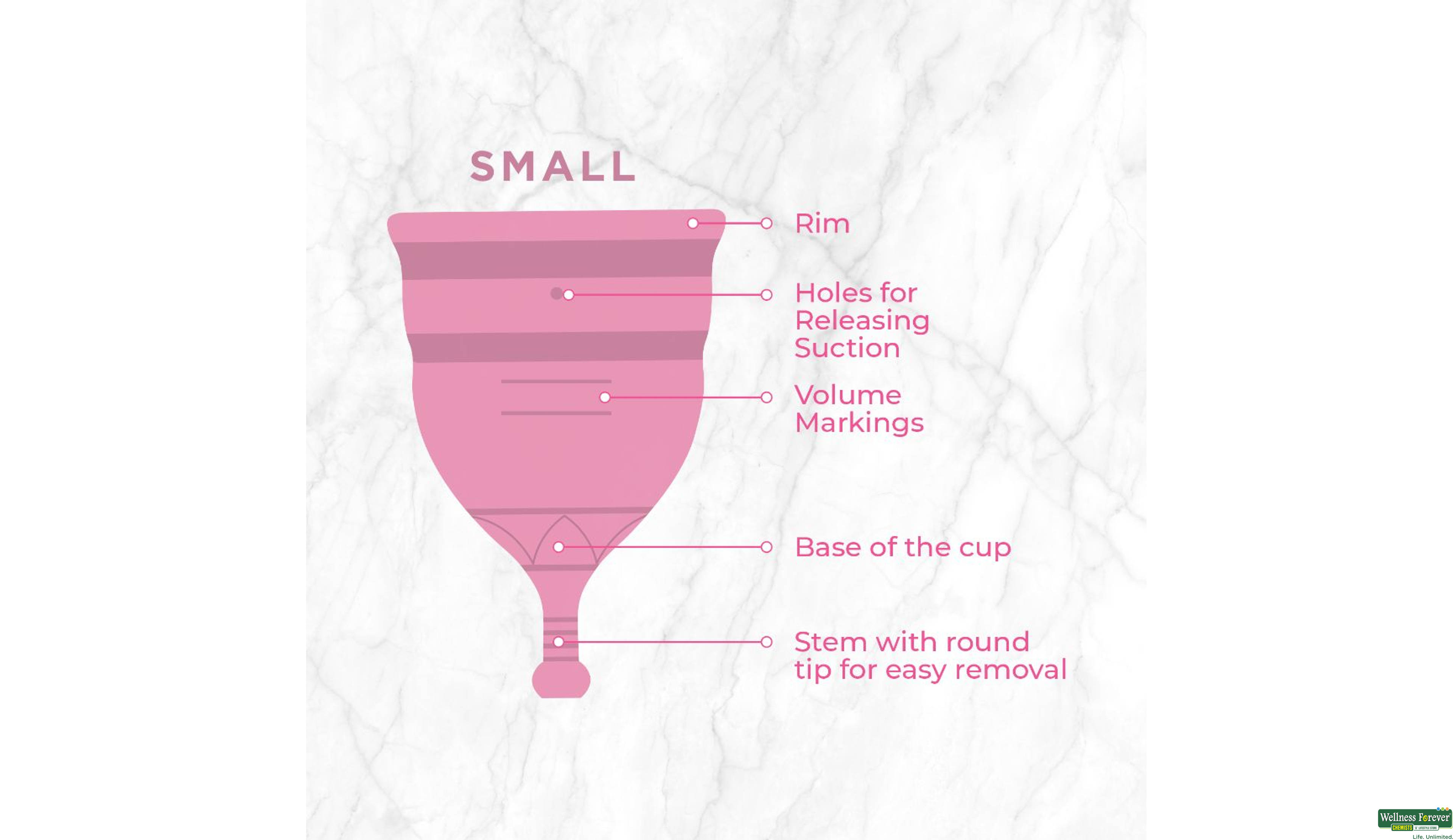 PEE SAFE MENSTRUAL CUP 1PC- 5, 1PC, 