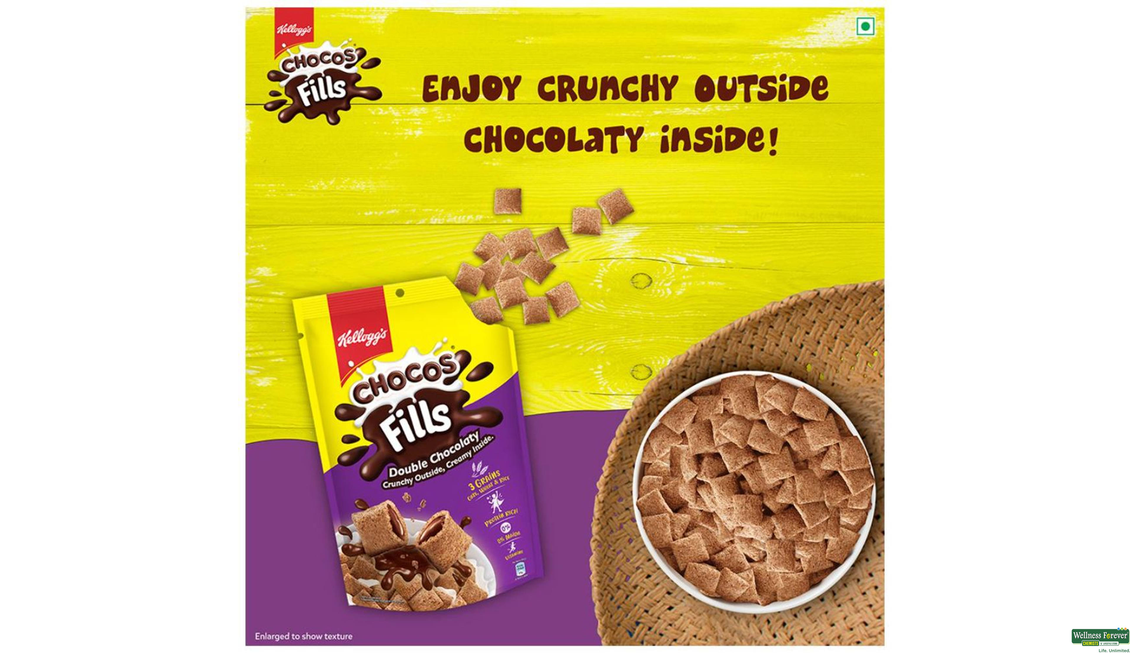 KELLOGGS CHOCOS FILLS 175GM- 6, 175GM, 