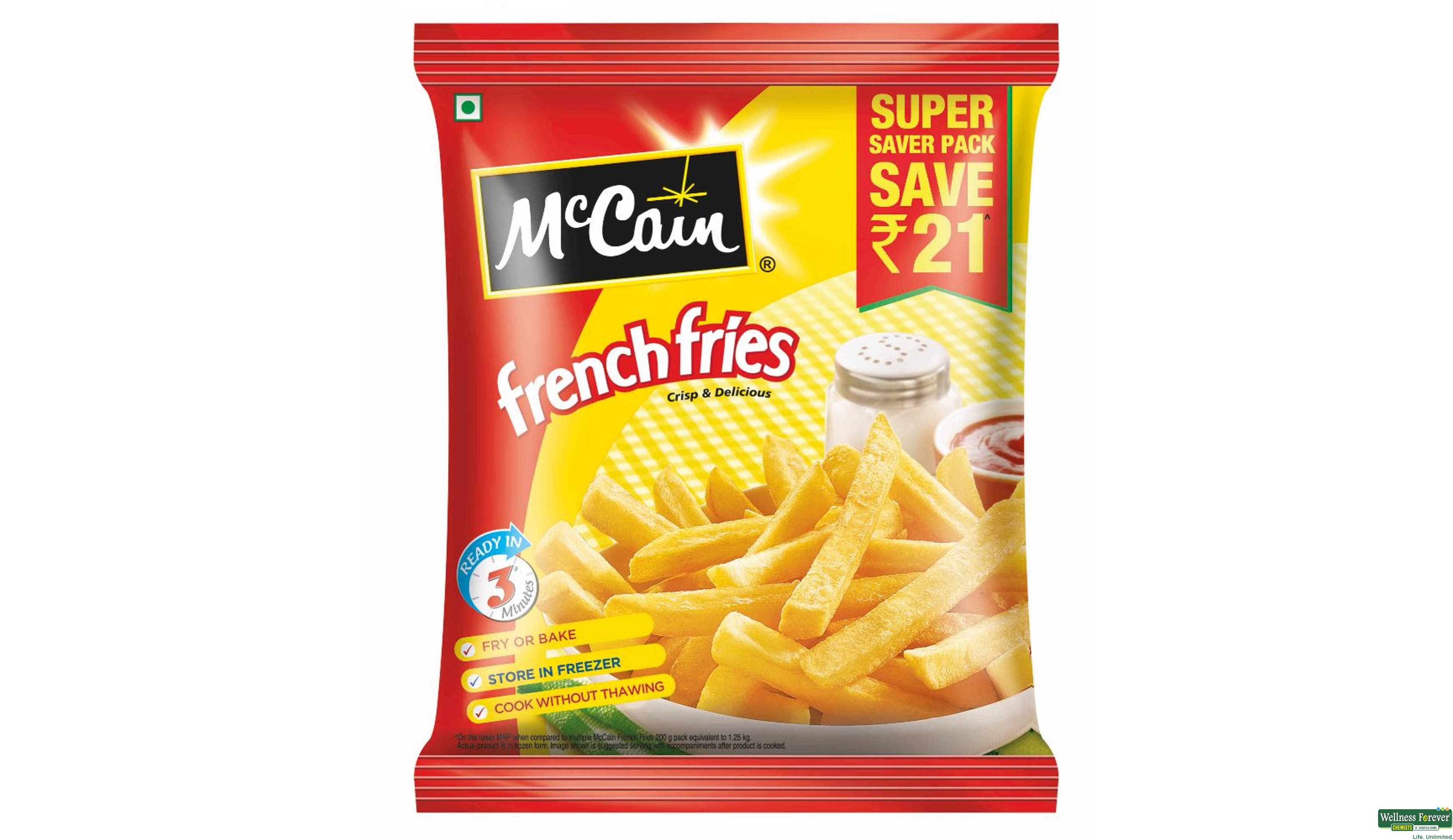 MCCAIN FRENCH FRIES 1.25KG- 1, 1.25KG, 