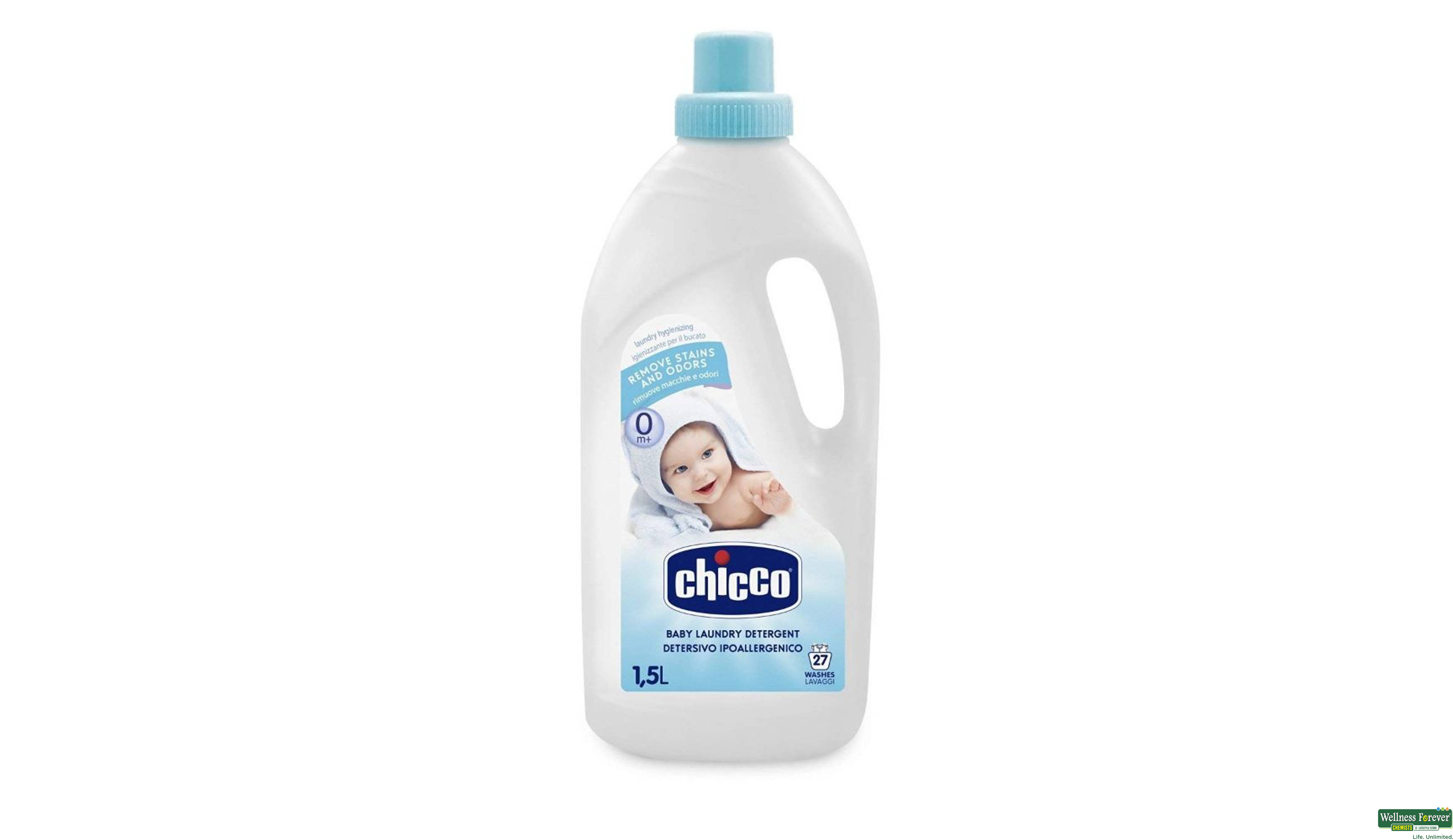 CHICCO BABY LAUNDRY DETERGENT 1.5LTR- 1, 1.5LTR, 