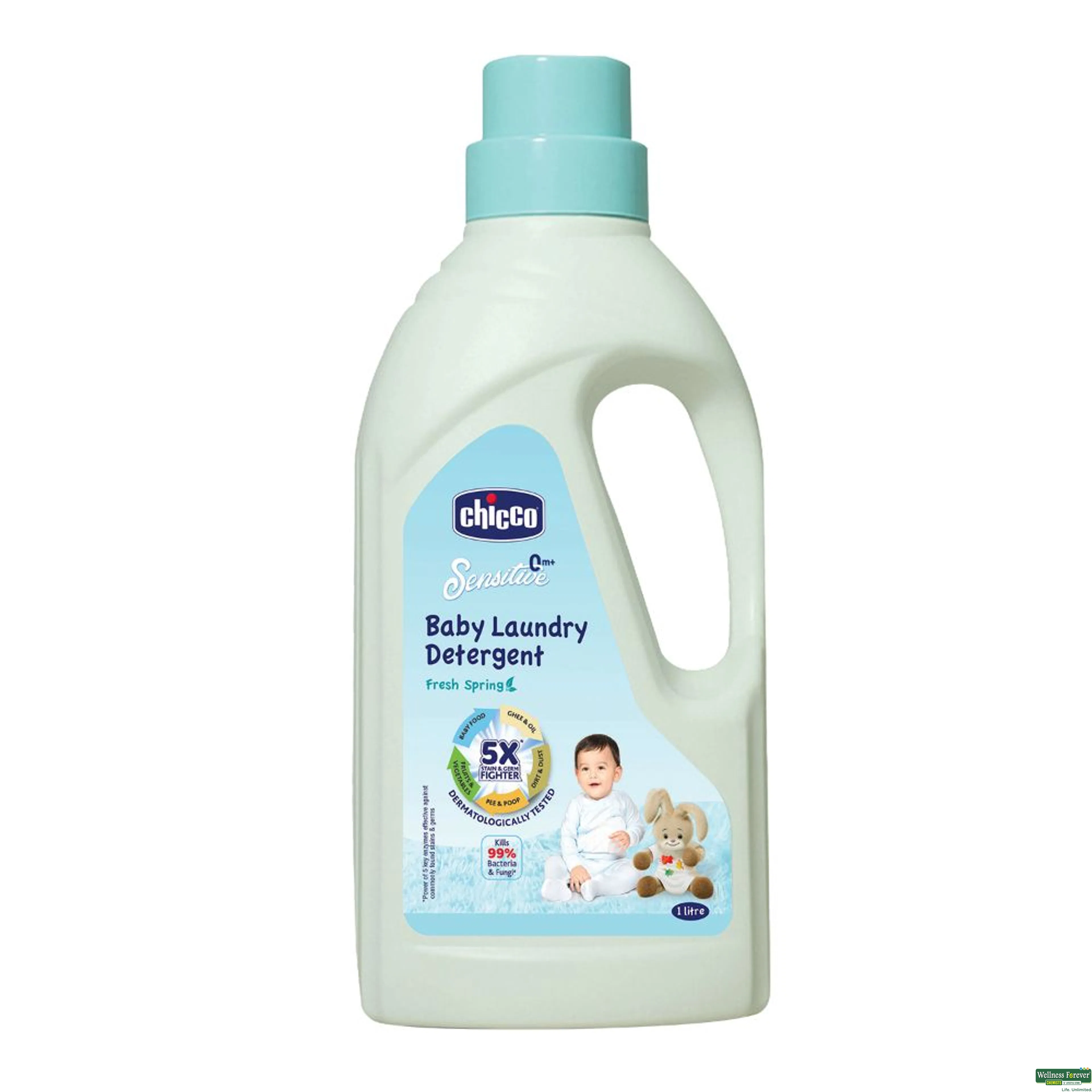 Buy Chicco Baby Sensitive Laundry Detergent, Delicate Flowers, 1 ltr Online  at Best Prices