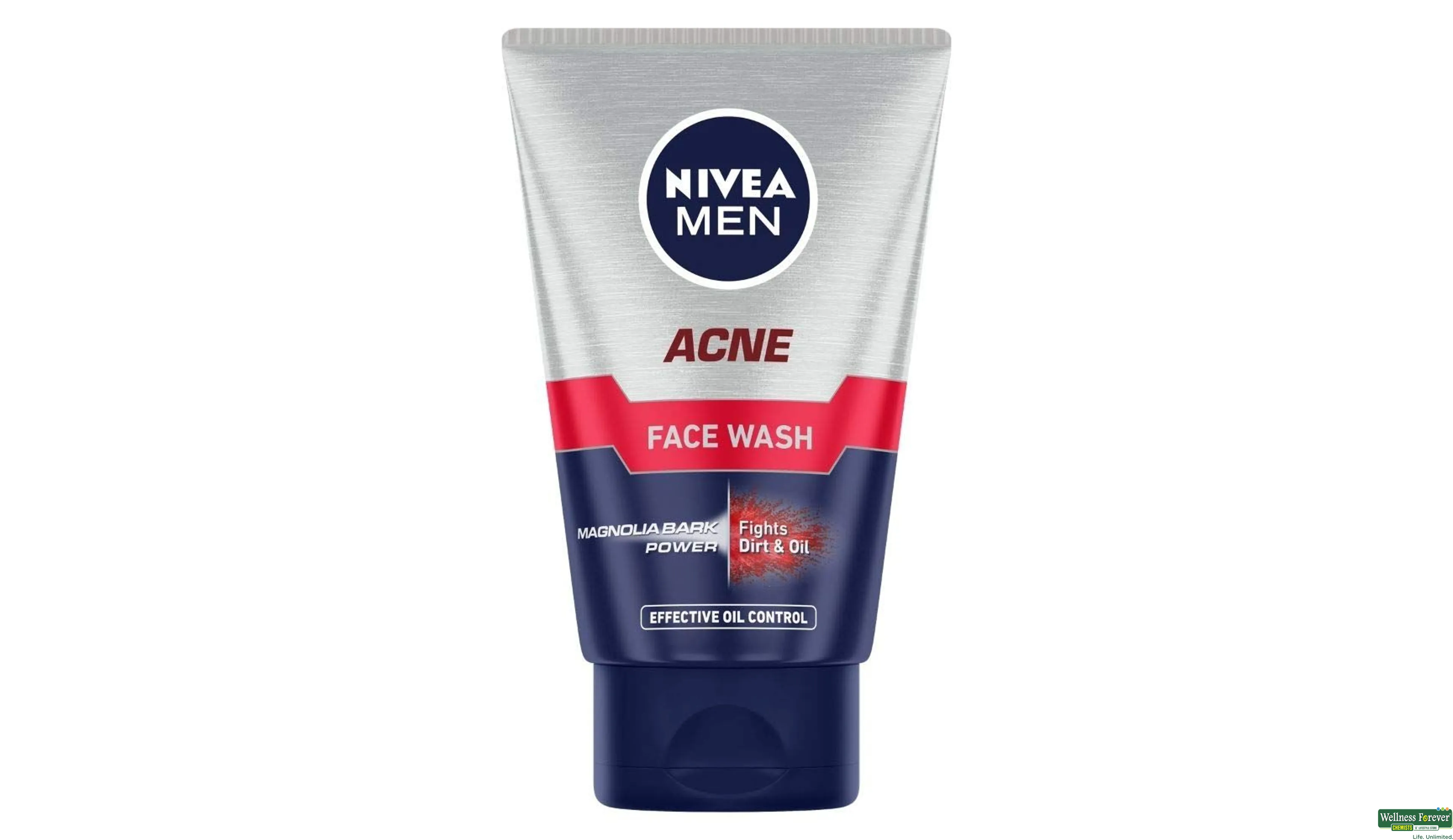 NIVEA F/WASH MEN ACNE 100GM- 1, 100GM, 