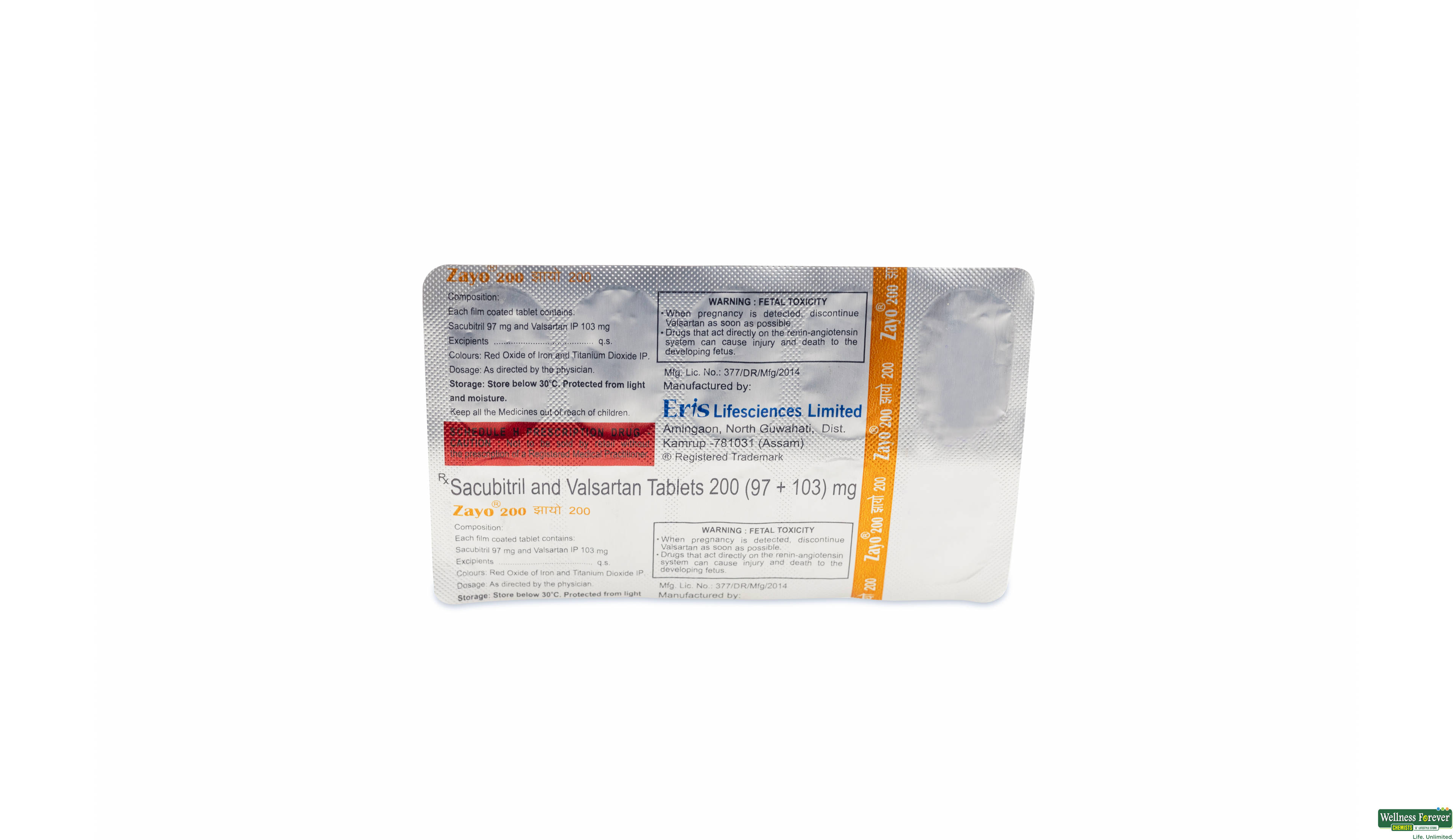 ZAYO 200MG 10TAB- 1, 10TAB, 