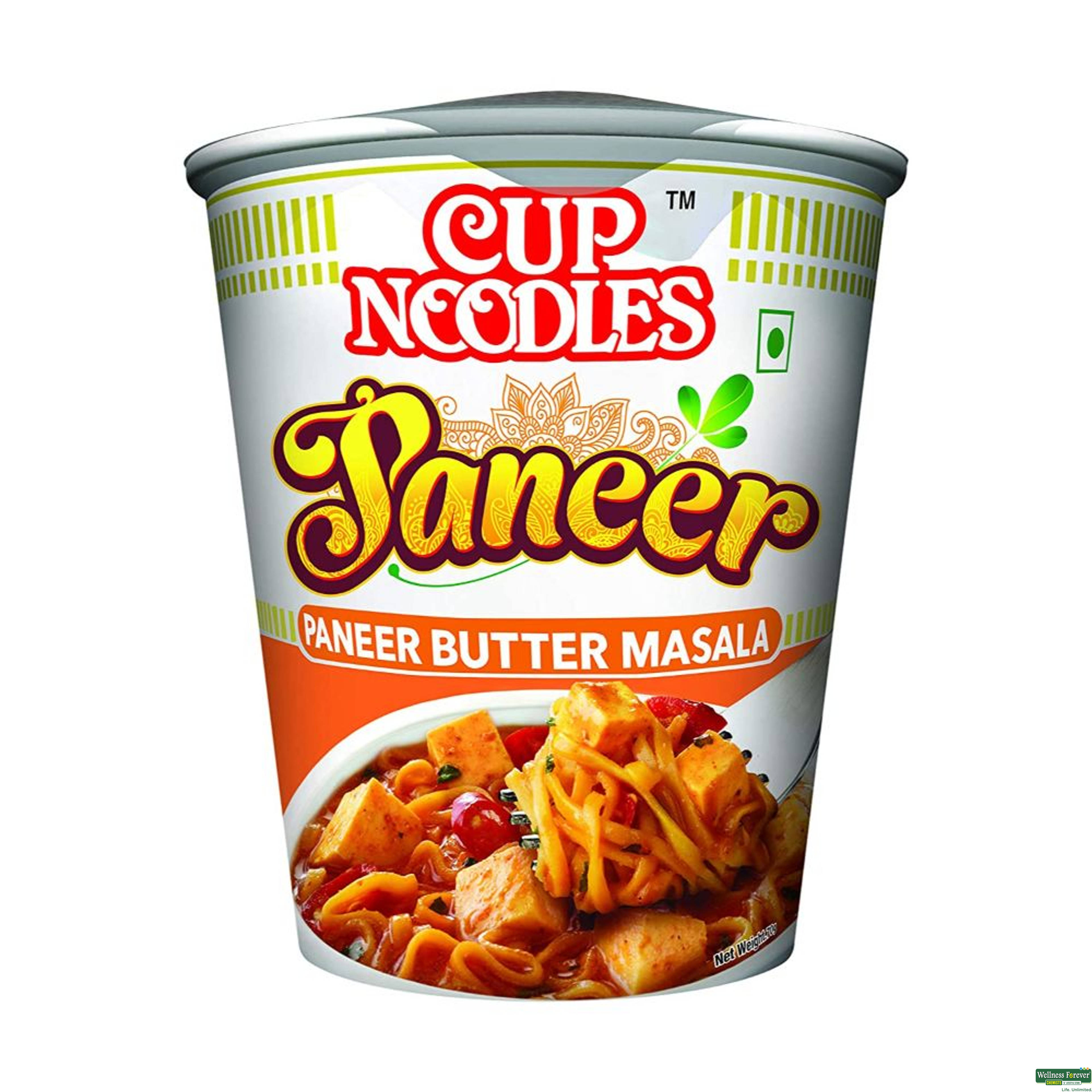 TOP RAMEN CUP NOODLES PANEER BTR MSL 70GM-image