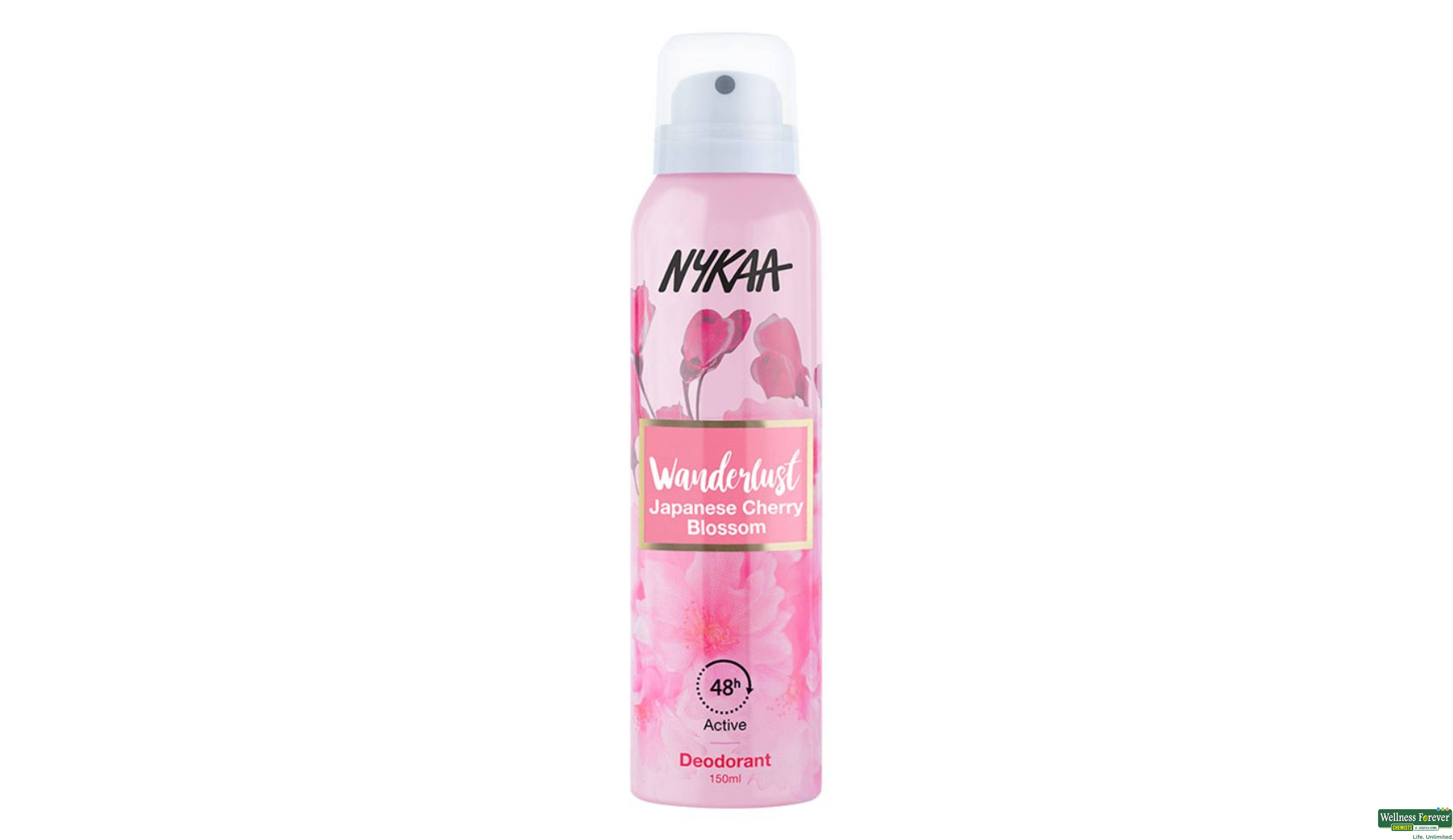 NYKAA DEO SPRAY JAPANESE CHERRY BLOSSOM 150ML- 3, 1PC, 