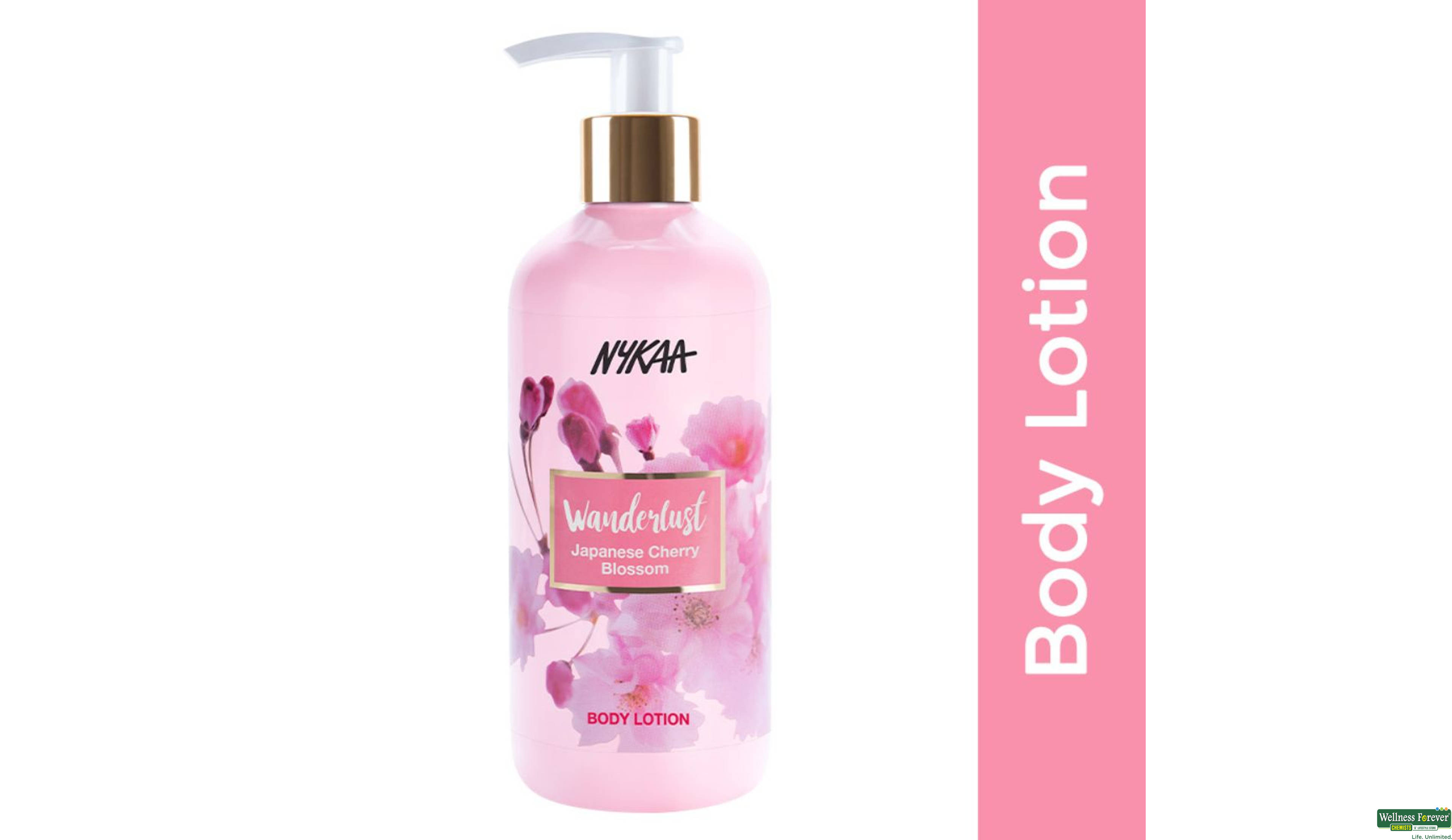 NYKAA WANDERLUST JAPENESE CHERRY BLOSSOM 300ML- 1, 1PC, 