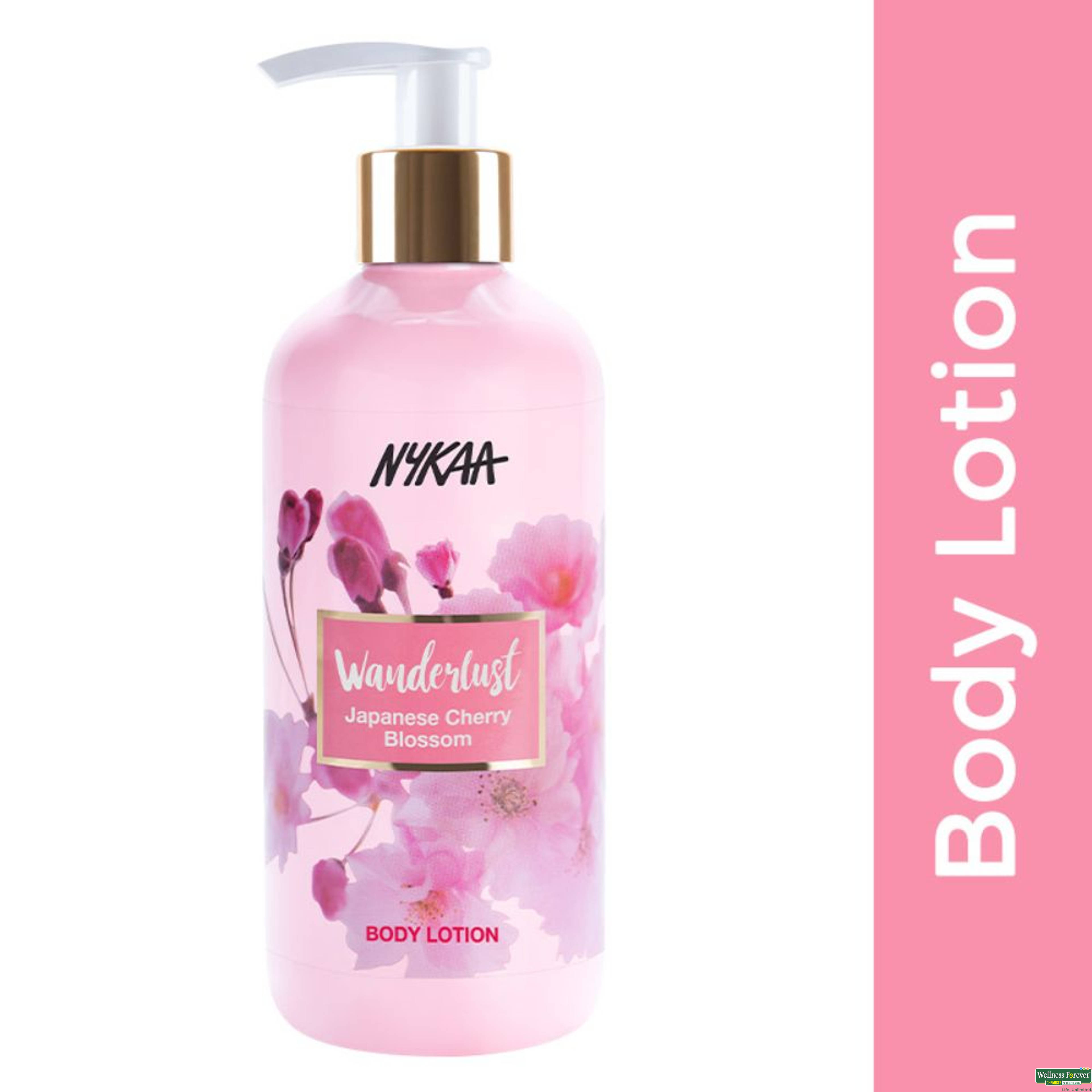 Nykaa Wanderlust Body Lotion, Japanese Cherry Blossom, 300 ml-image