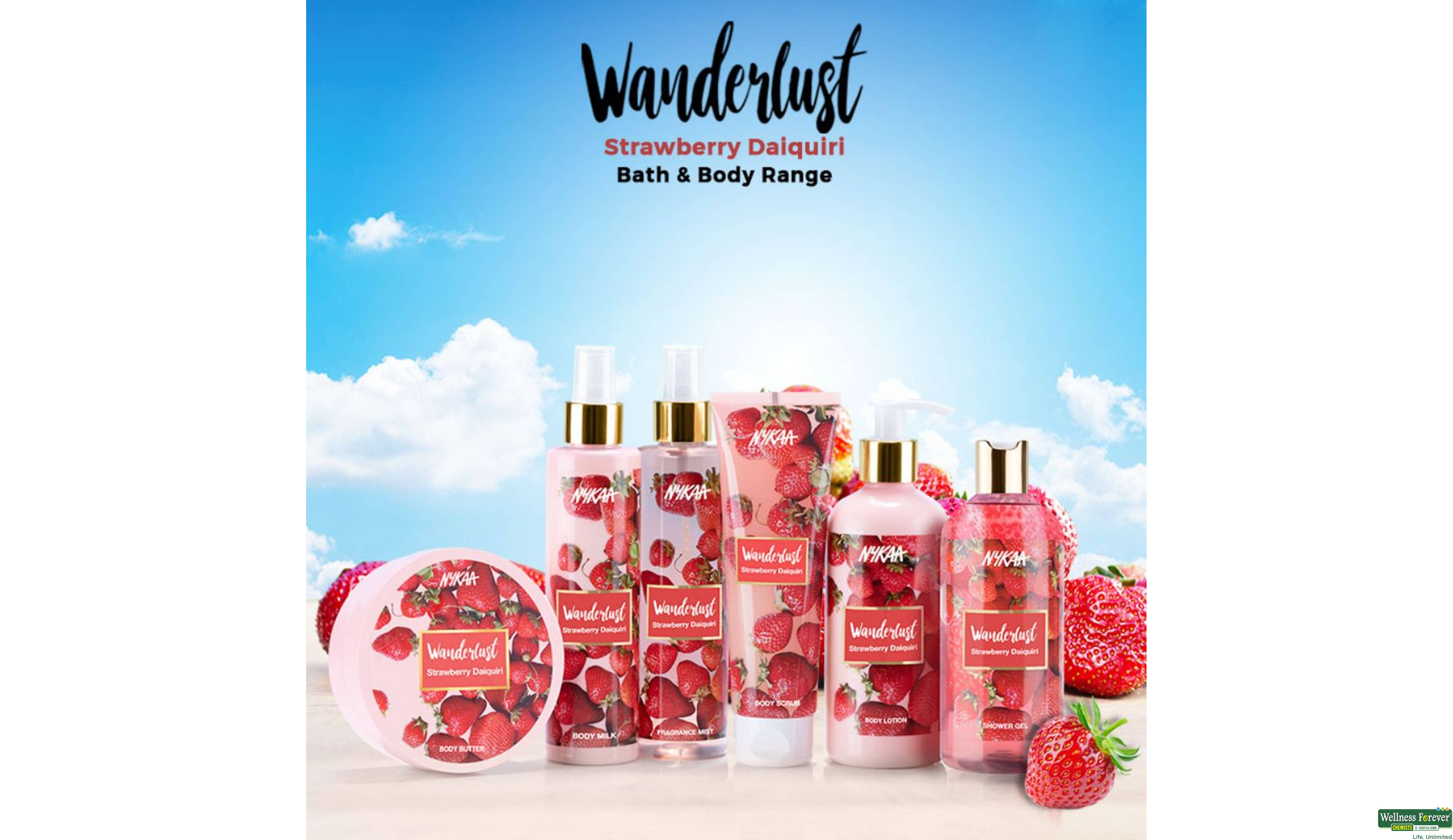 NYKAA STRAWBERRY DAIQUIRI BODY LOTION 300ML- 6, 1PC, 