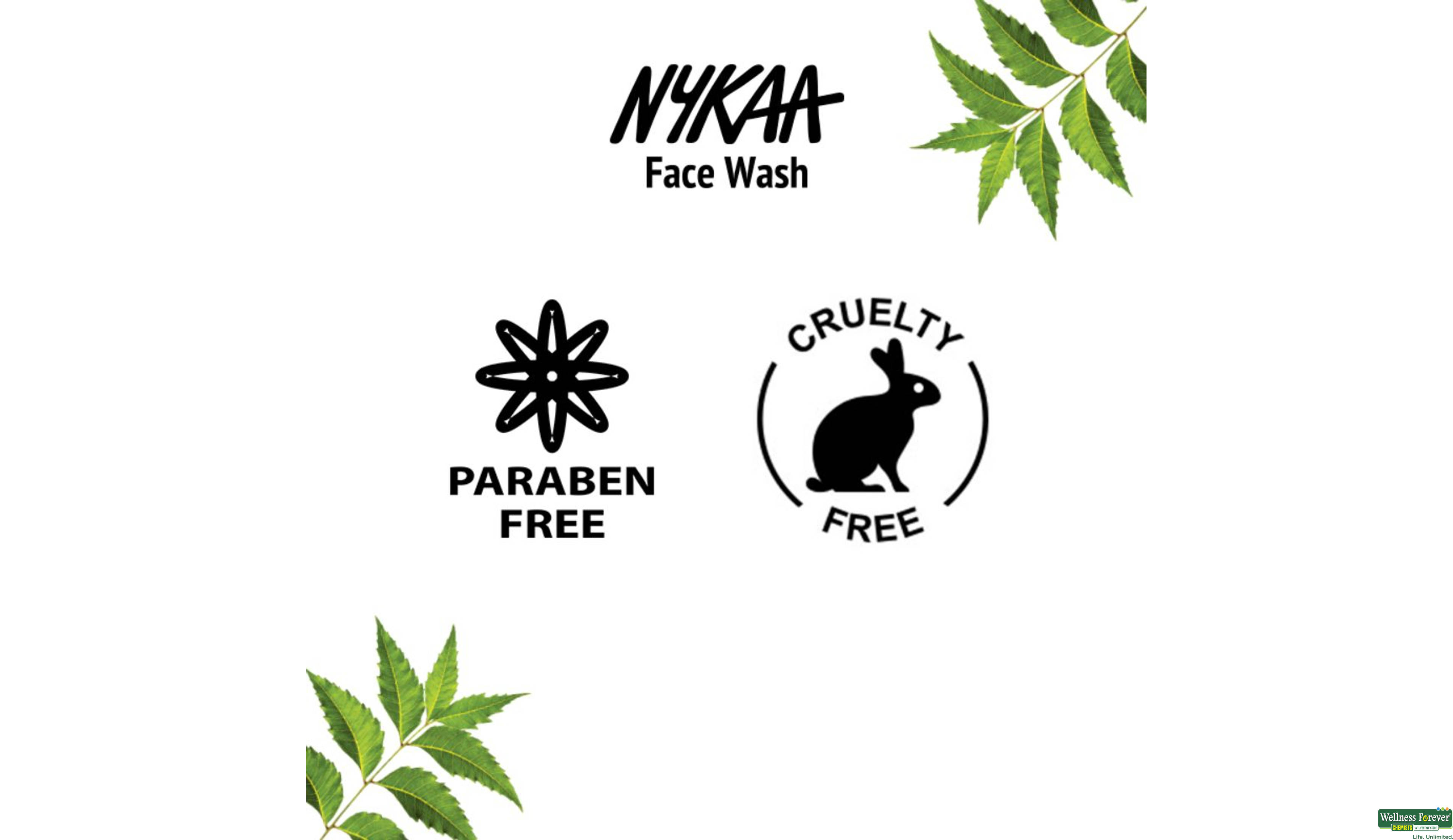 NYKAA NATURALS TEA TREE & NEEM PURIFYING 100ML- 8, 1PC, 