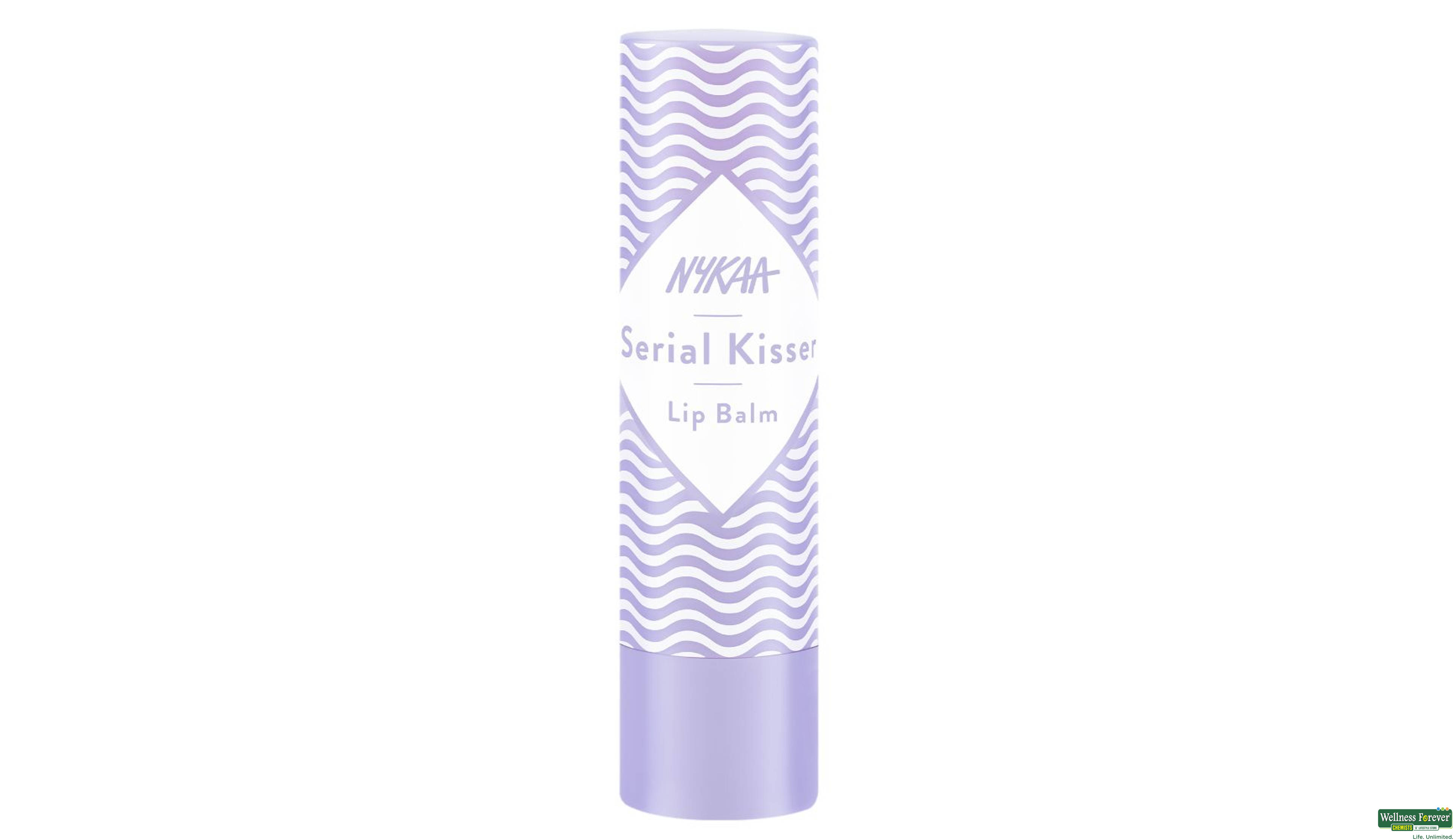 NYKAA SERIAL KISSER LIP BALM GRAPE 4.5GM- 2, 1PC, 