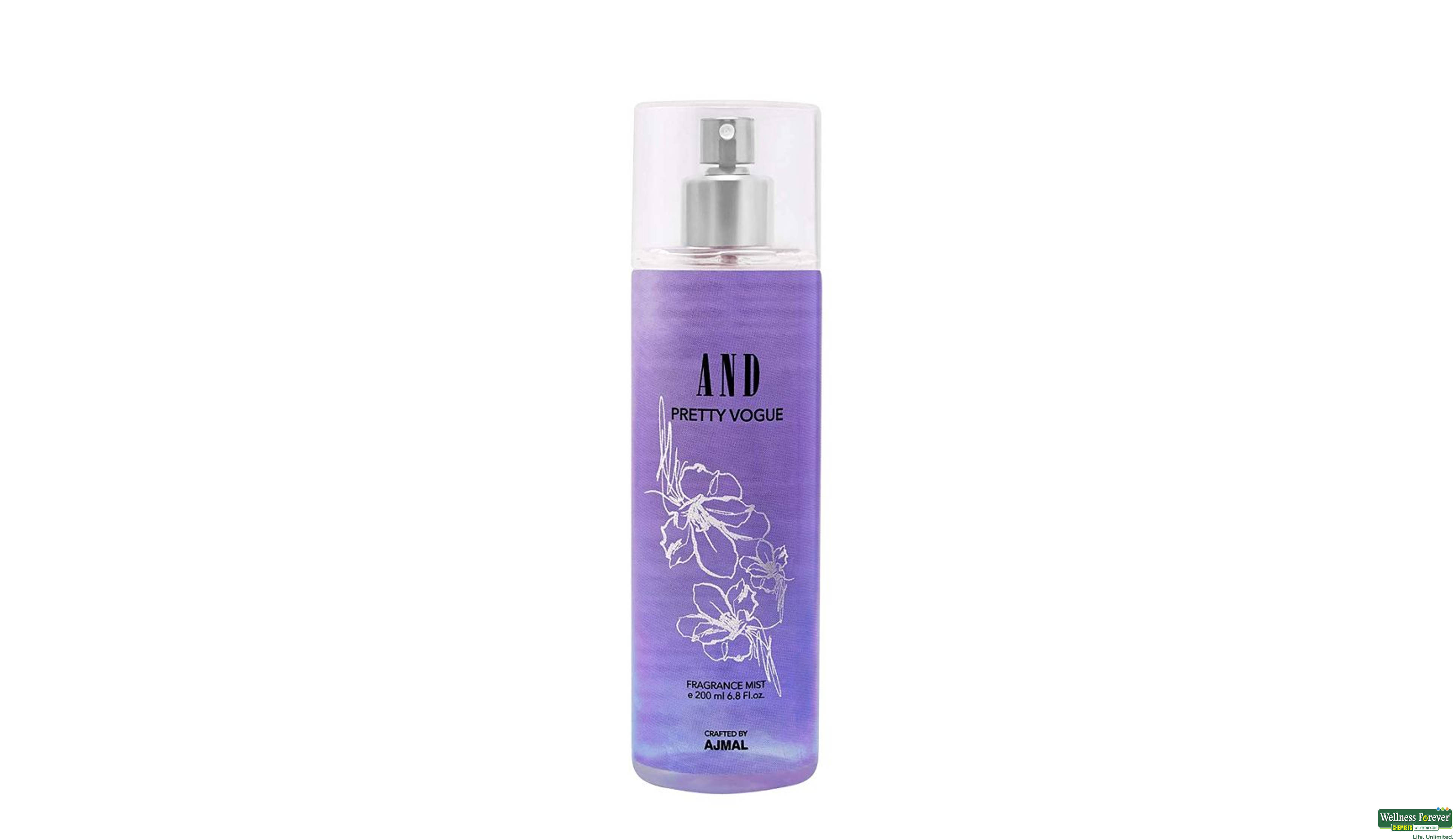 AND PRETTY VOGUE FRAGRANCE MIST 200ML- 1, 200ML, 