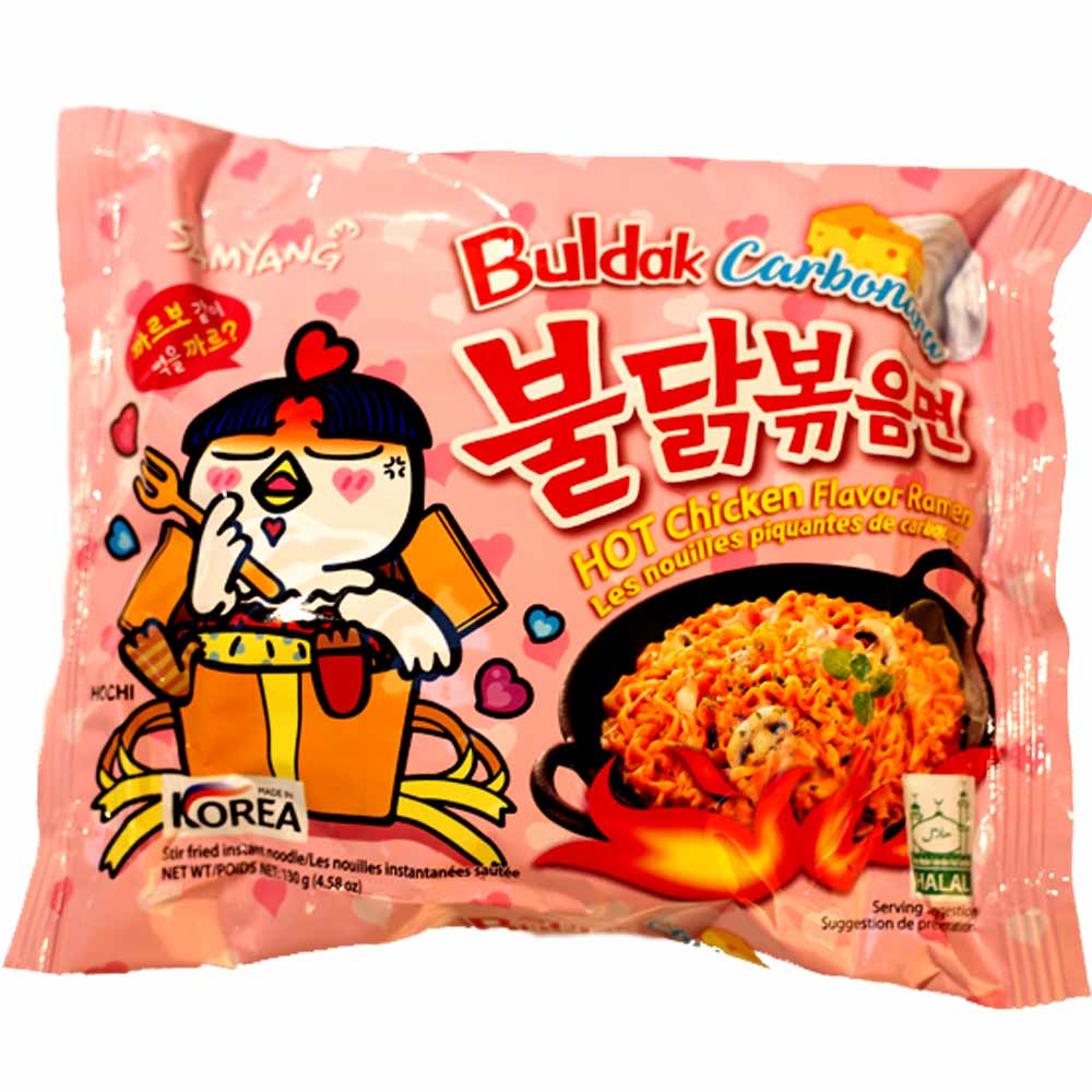 Buy Samyang Hot Chicken Flavor Ramen Buldak Carbonara Noodles, 650 g Online  at Best Prices