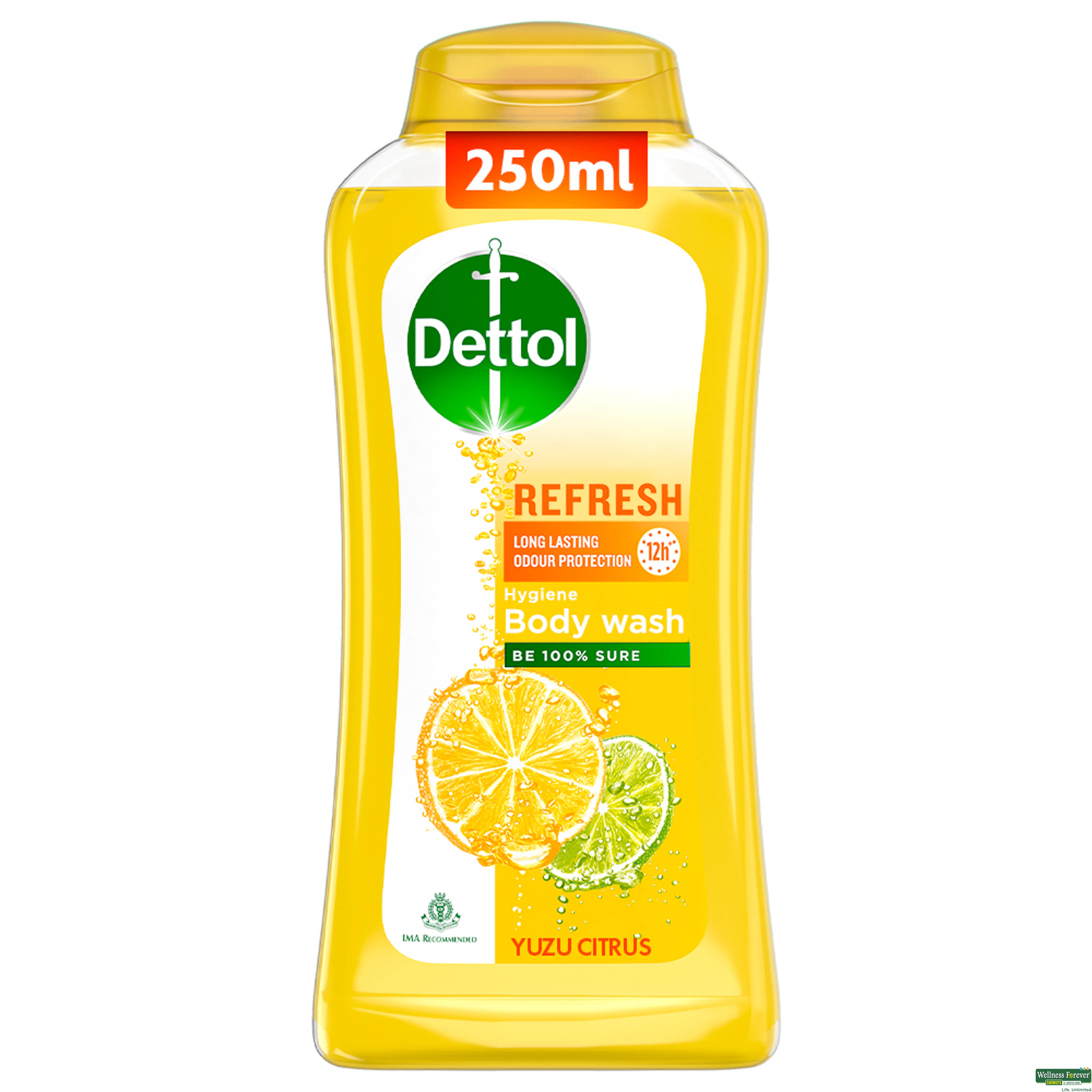 Dettol Refresh Body Wash and shower Gel, 250 ml-image