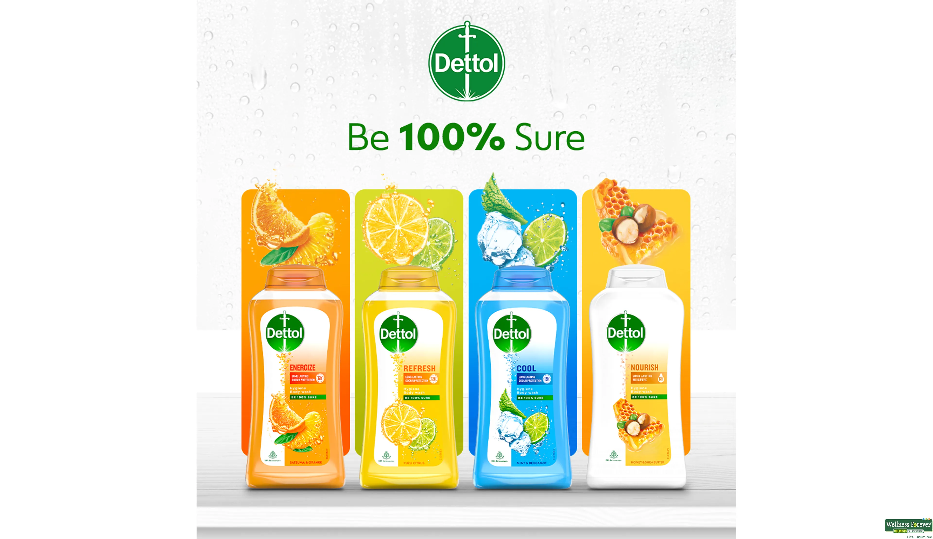 DETTOL IN BW REFRESH 250ML CP- 10, 250ML, 