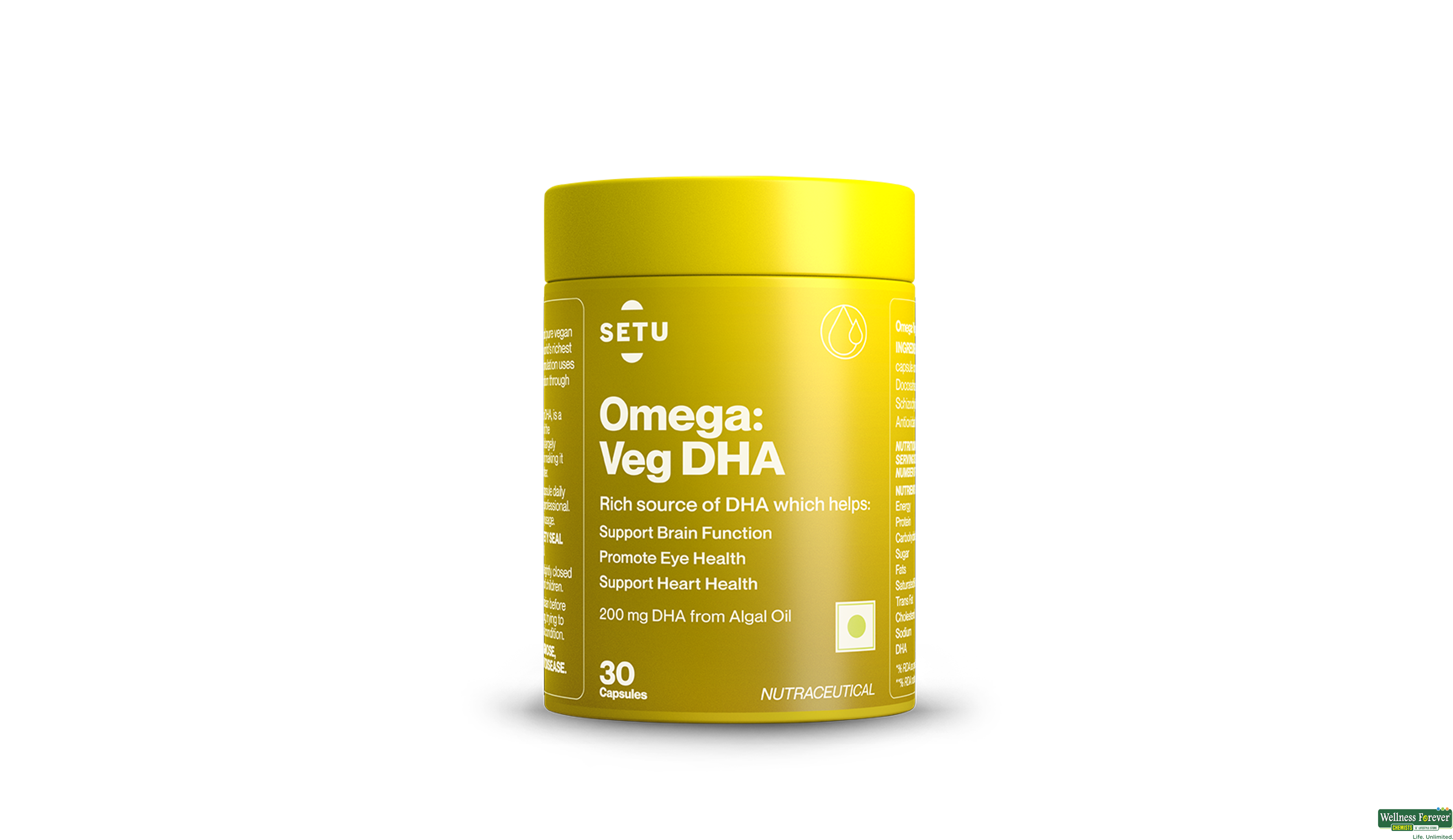 SETU VEG OMEGA-3 60CAP- 1, 60CAP, null