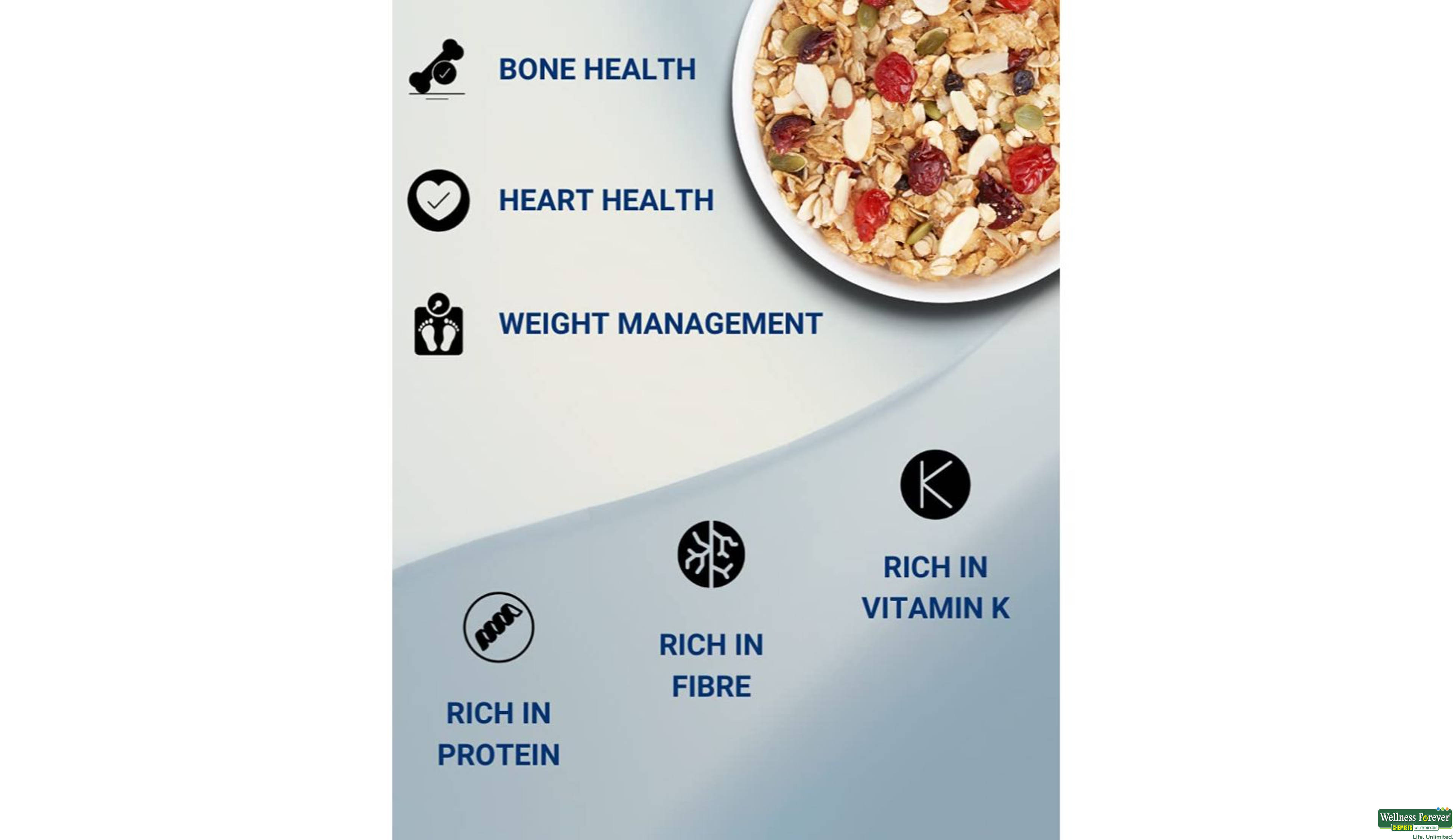 TRUE E MUESLI BERR/ALMD/CRAN 1KG- 4, 1KG, null