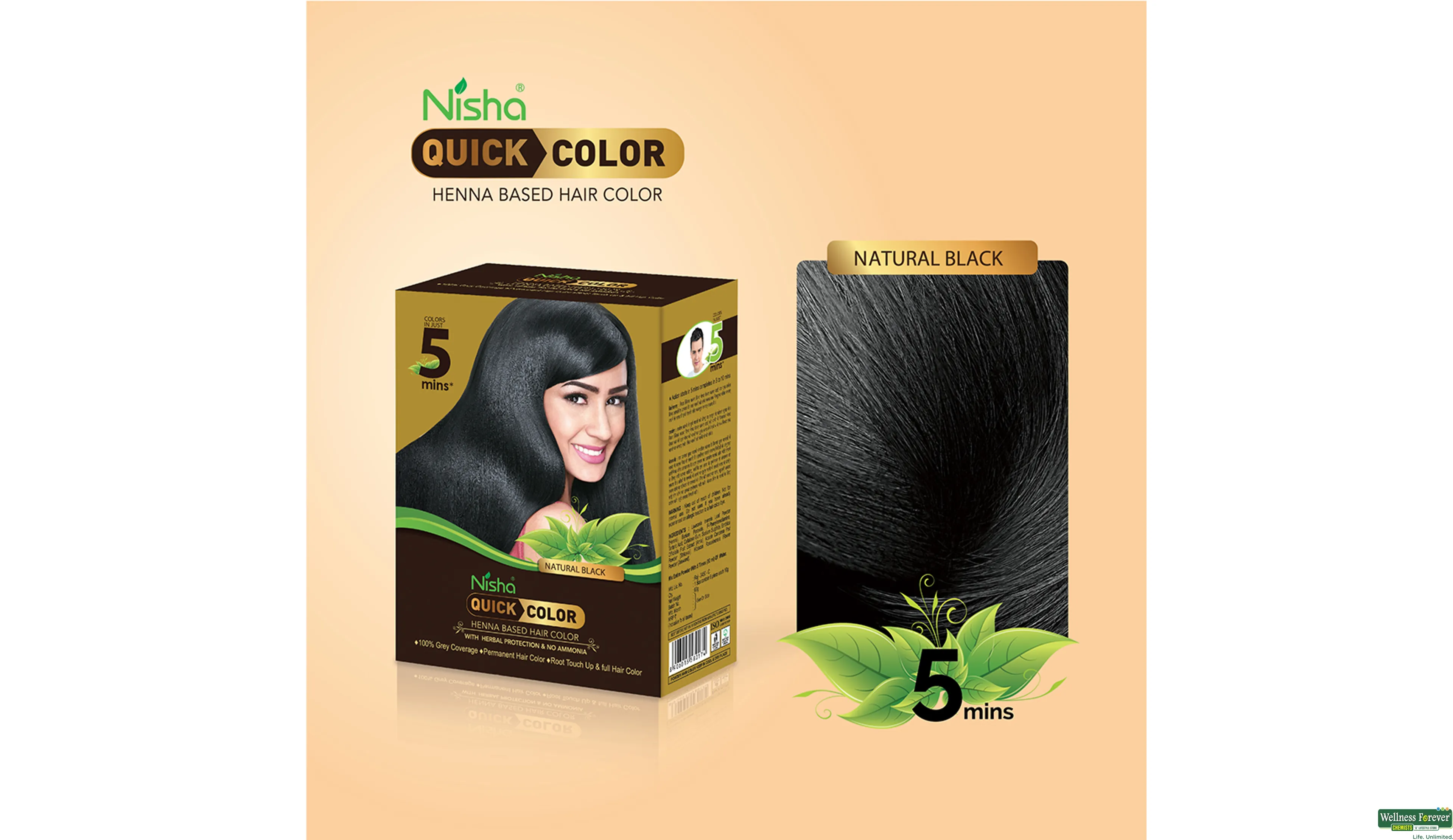 Nisha Nature Mate Henna Based Hair Color Unisex 100% Herbal Protection |  eBay