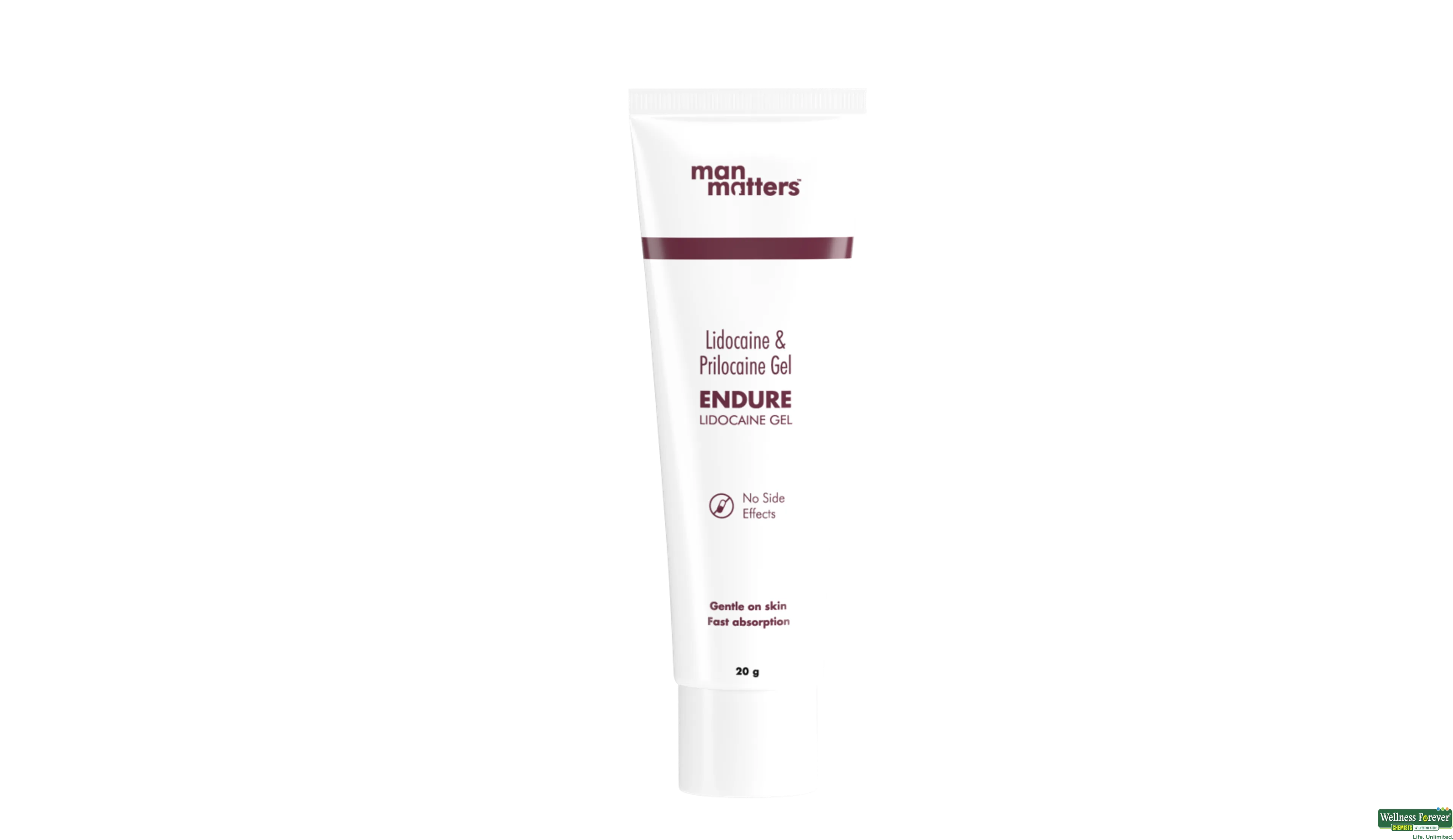 MAN MATTERS ENDURE LIDOCAINE GEL 20GM- 1, 20GM, 