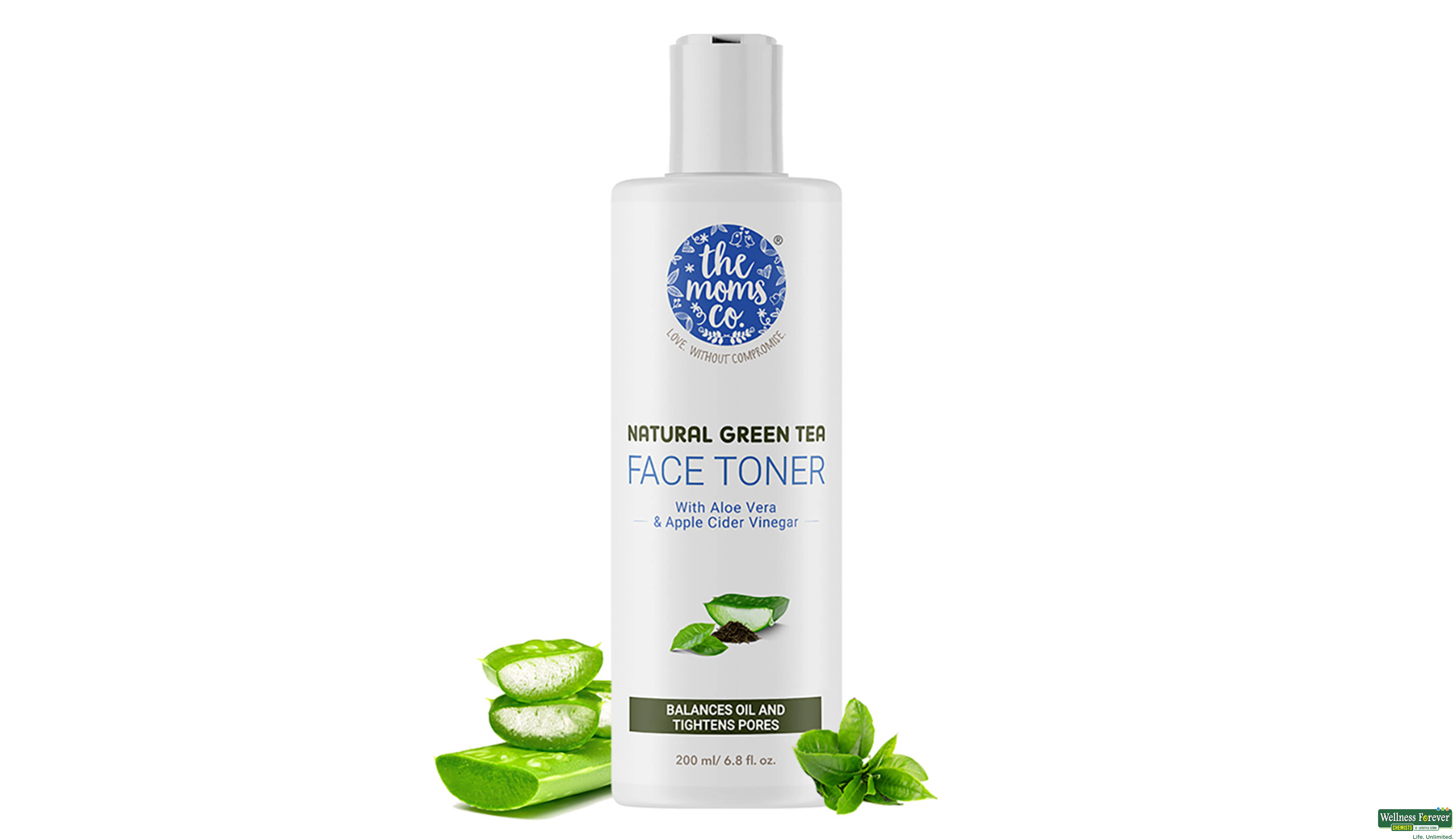 NATURAL GREEN TEA FACE TONER 200ML- 3, 200ML, 