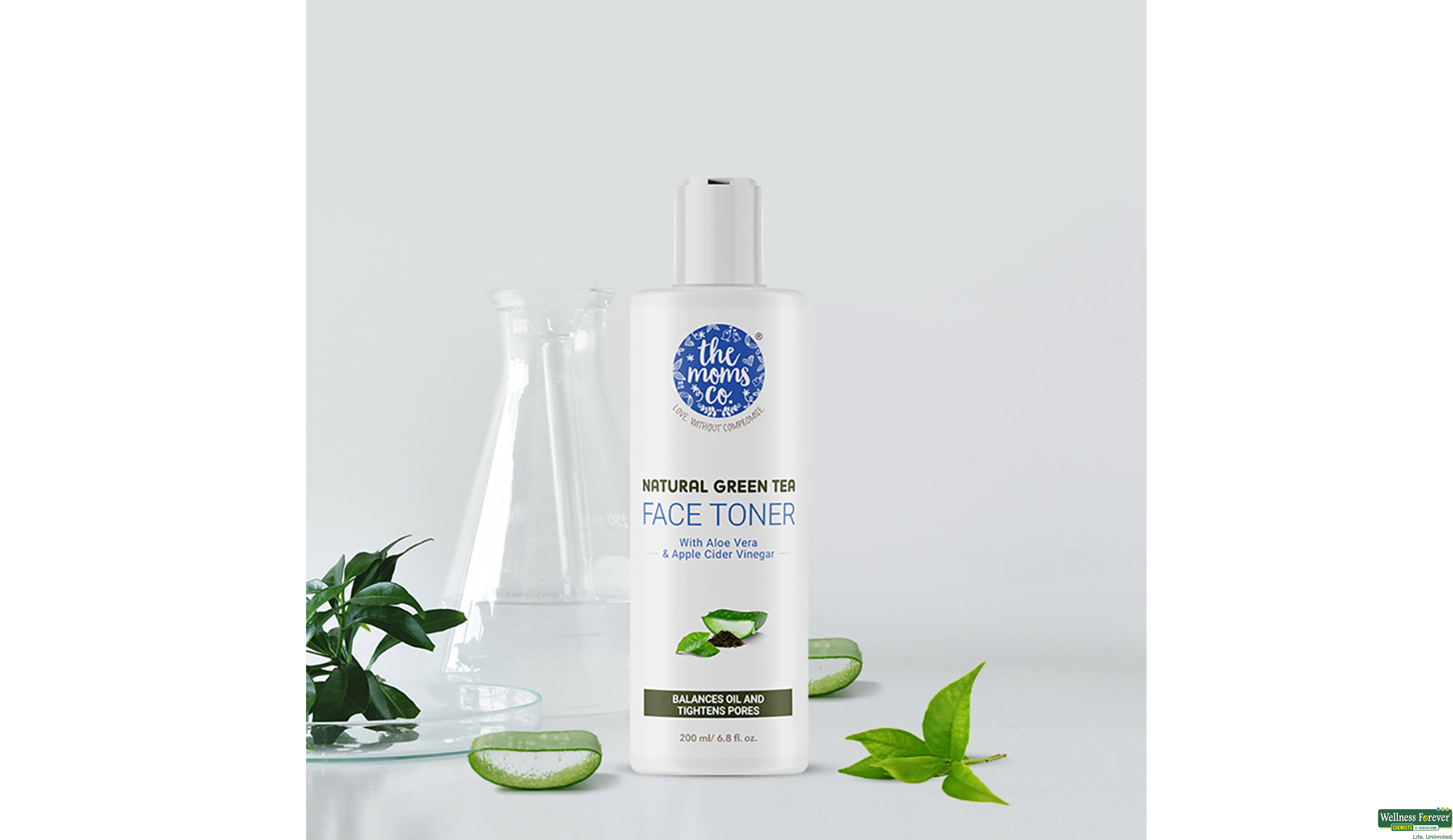 NATURAL GREEN TEA FACE TONER 200ML- 4, 200ML, 