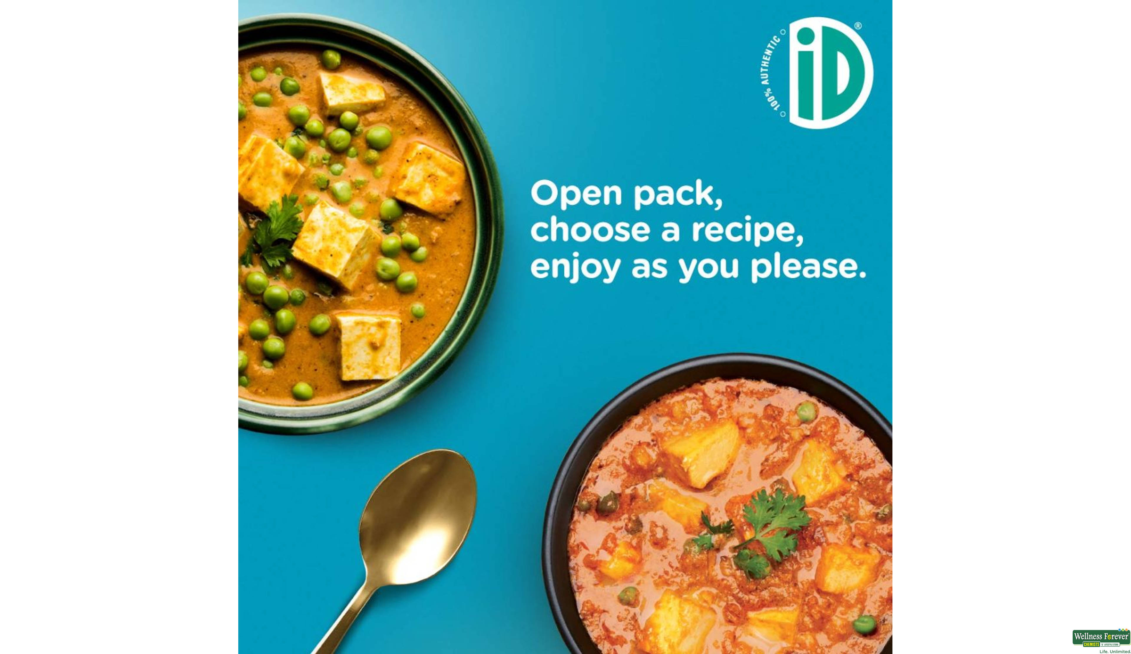 ID NATURAL PANEER 200GM- 3, 200GM, 