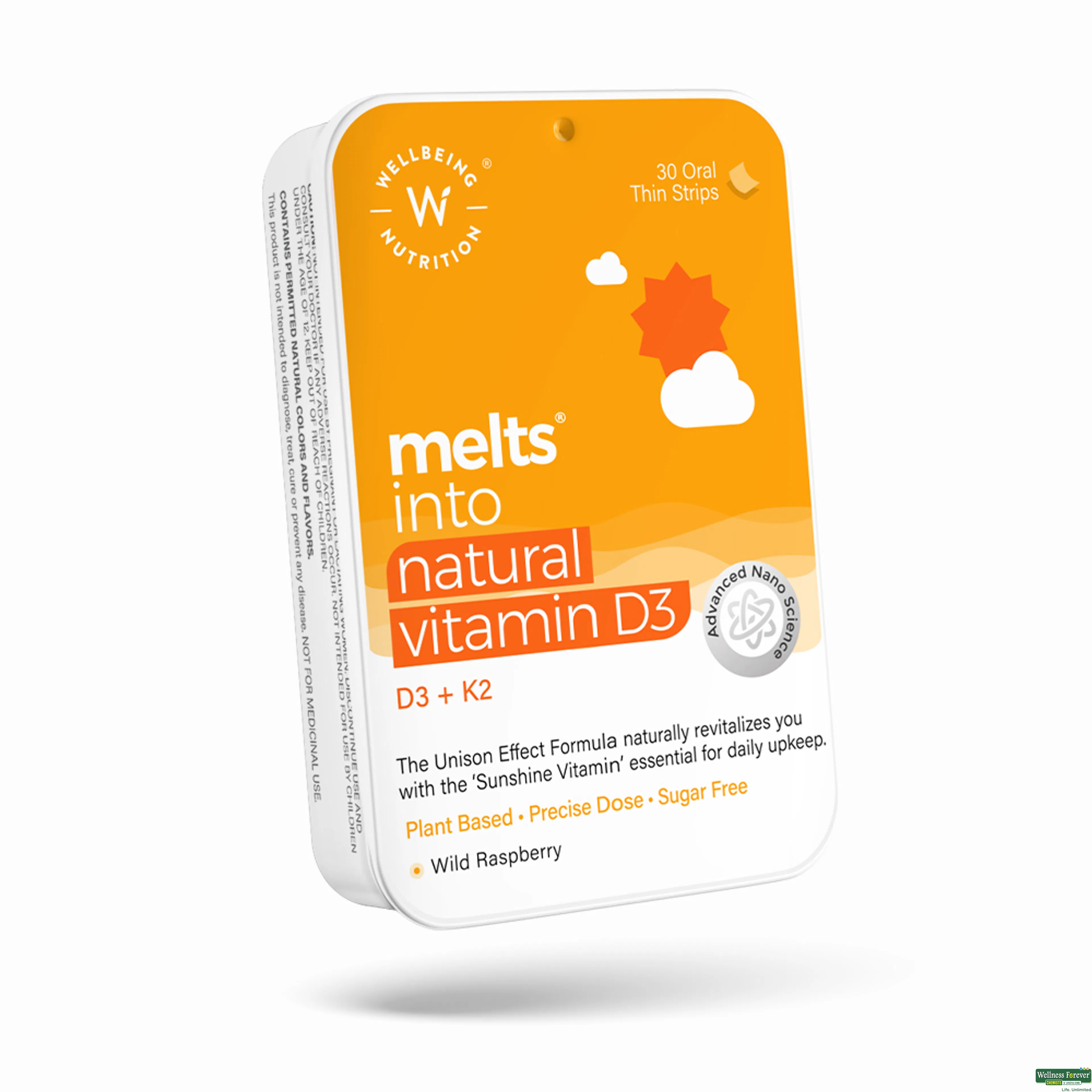 WELLBEING VITAMIN D3 + K2 30MELTS-image
