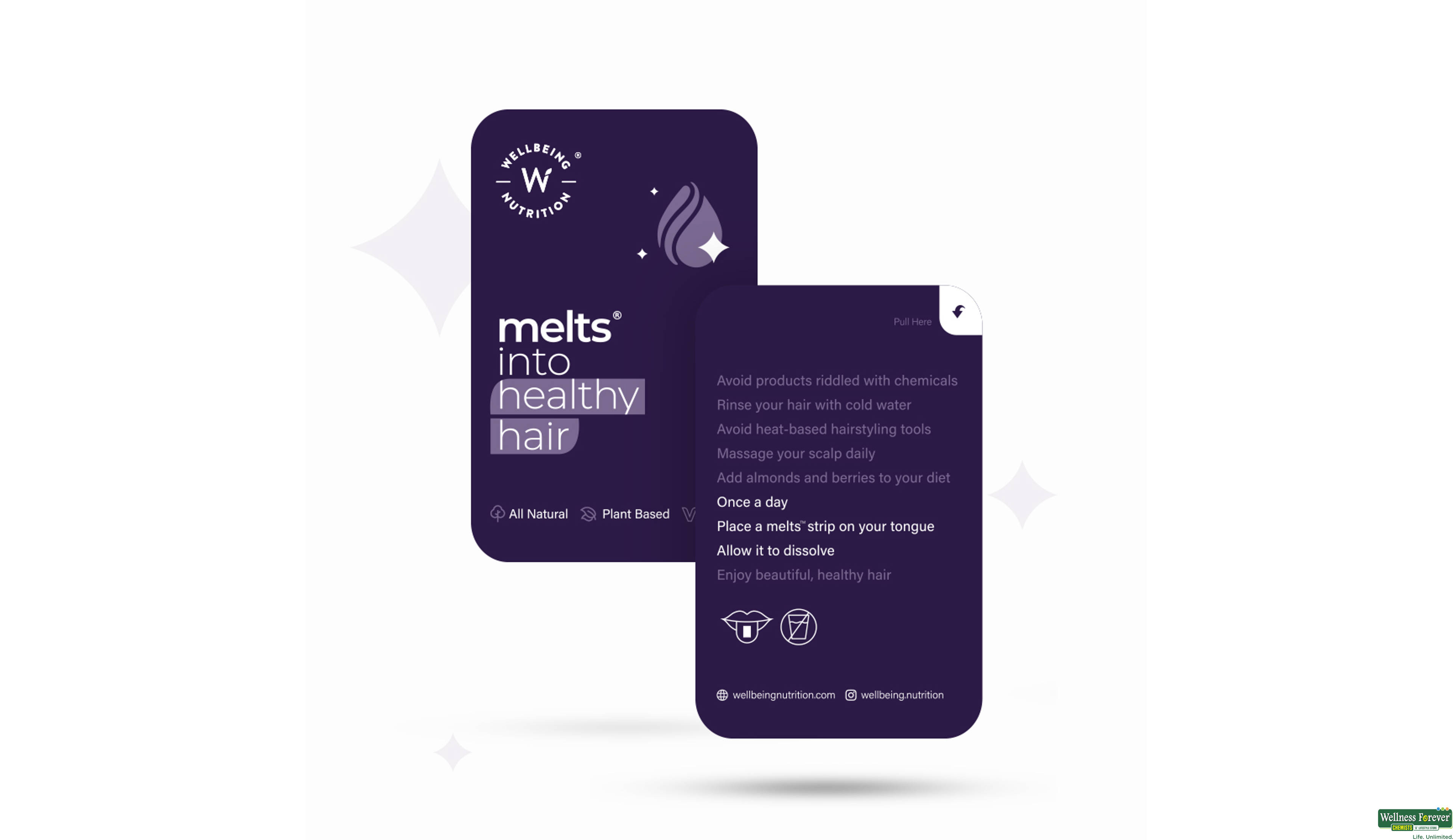 WELLBEING HEALTHY HAIR 30MELTS- 3, 30PC, null