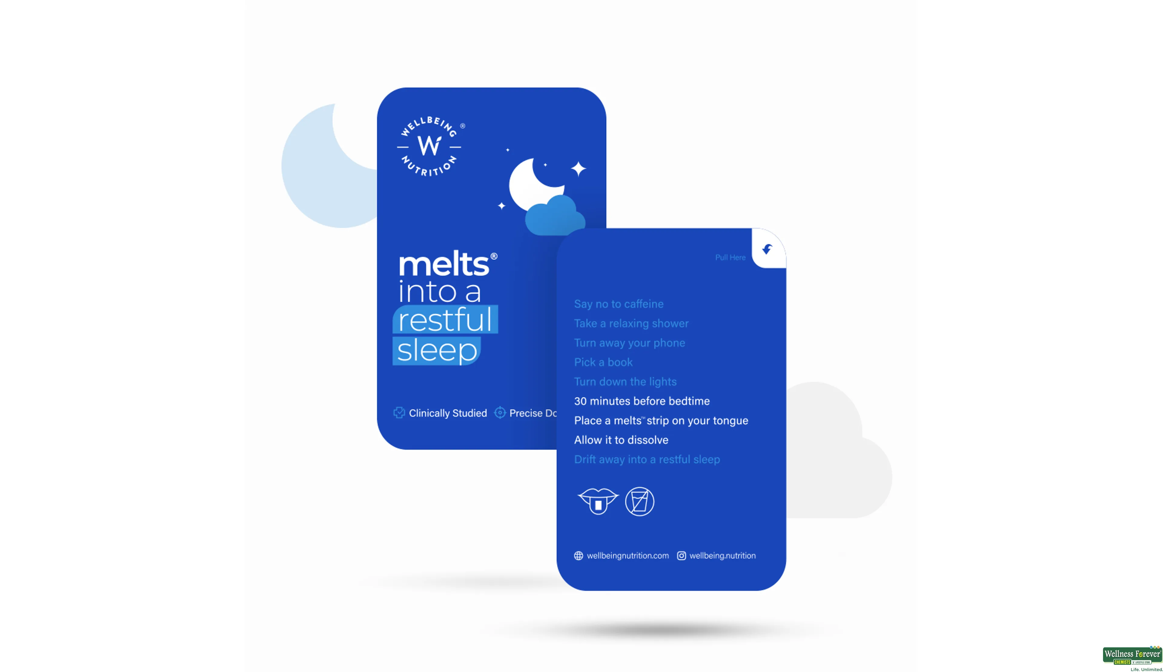 WELLBEING RESTFUL SLEEP 30MELTS- 3, 30PC, 