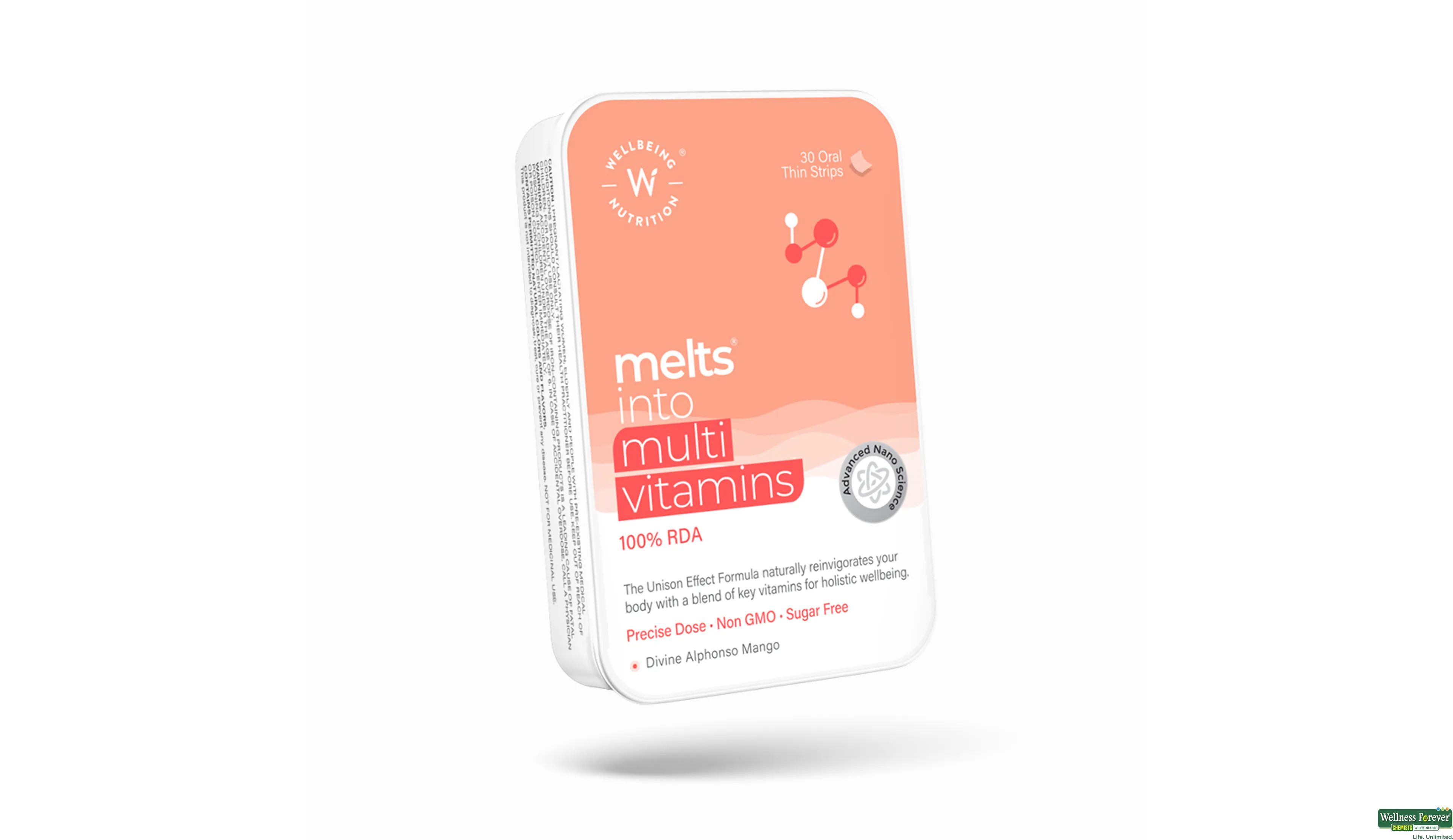 WELLBEING MULTIVITAMIN 30MELTS- 1, 30PC, null