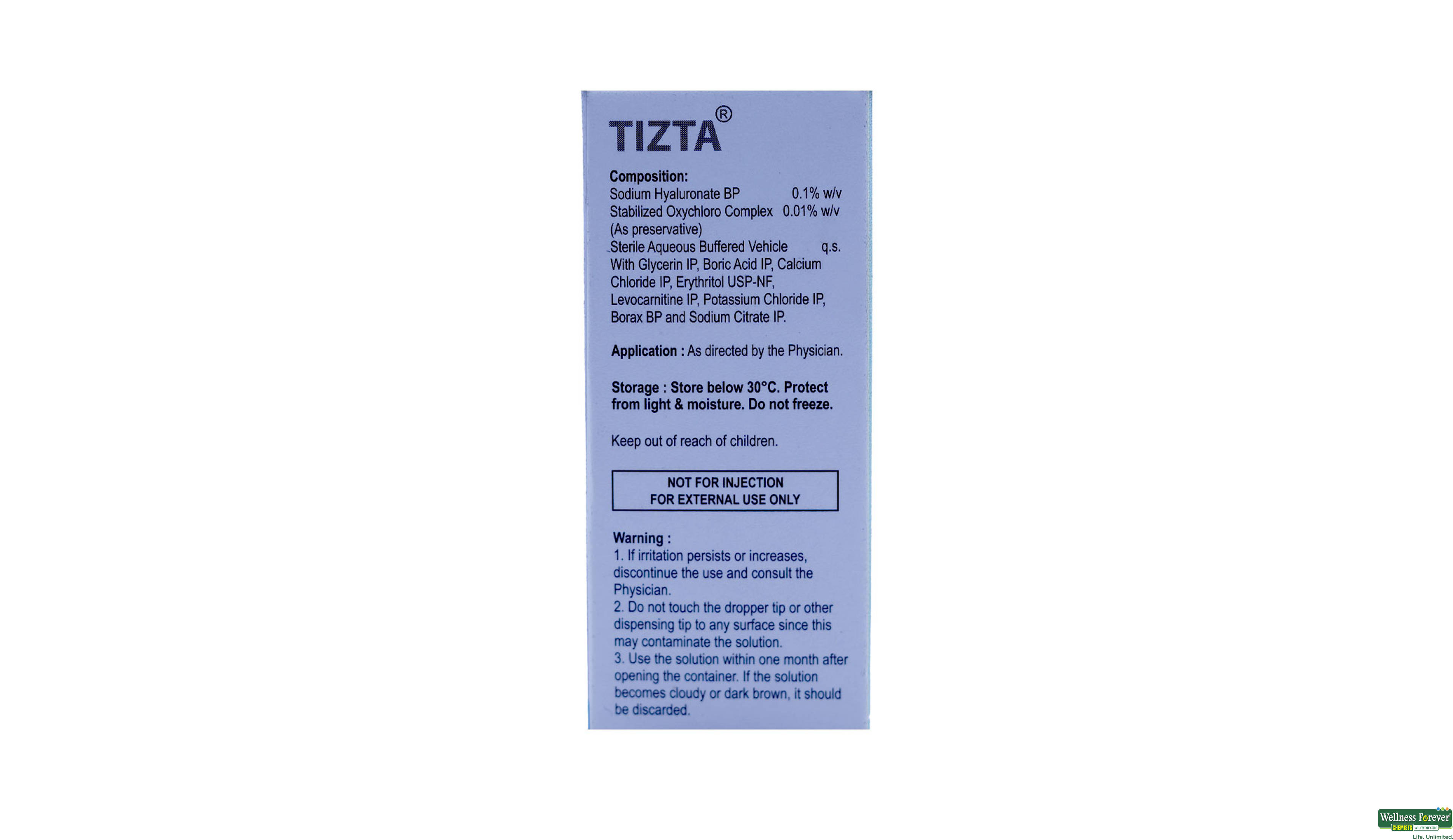 TIZTA EYE DROP 10ML- 3, 10ML, 