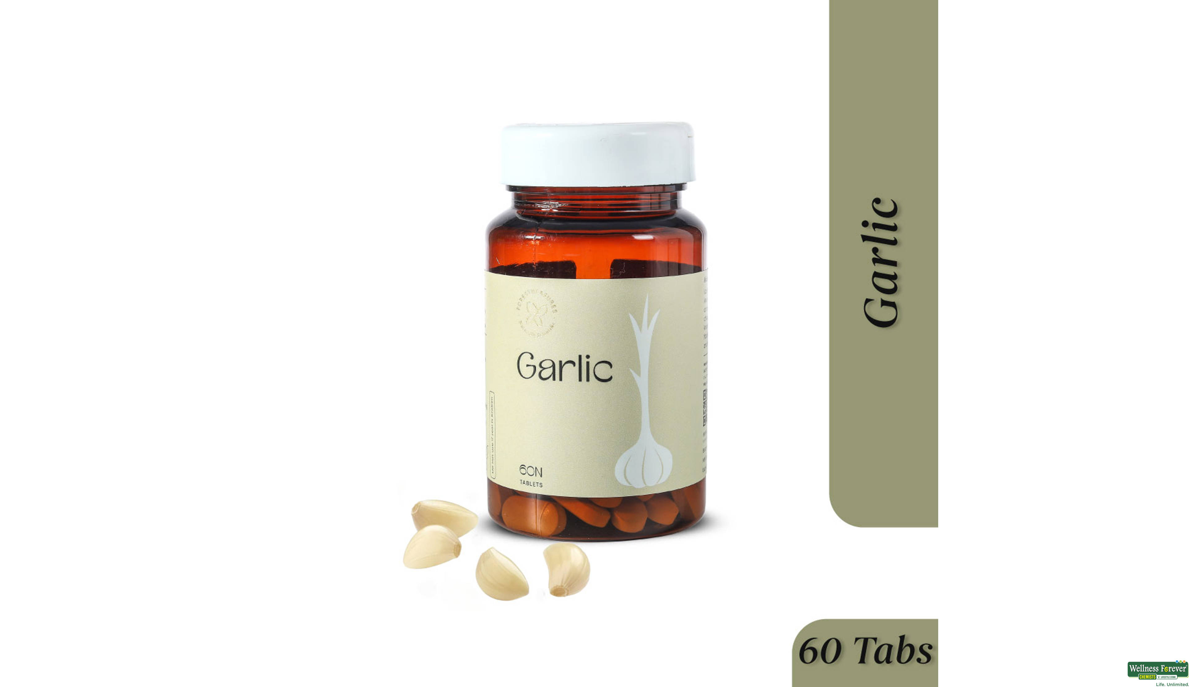 FORESTREASURES GARLIC 60TAB- 1, 60TAB, 