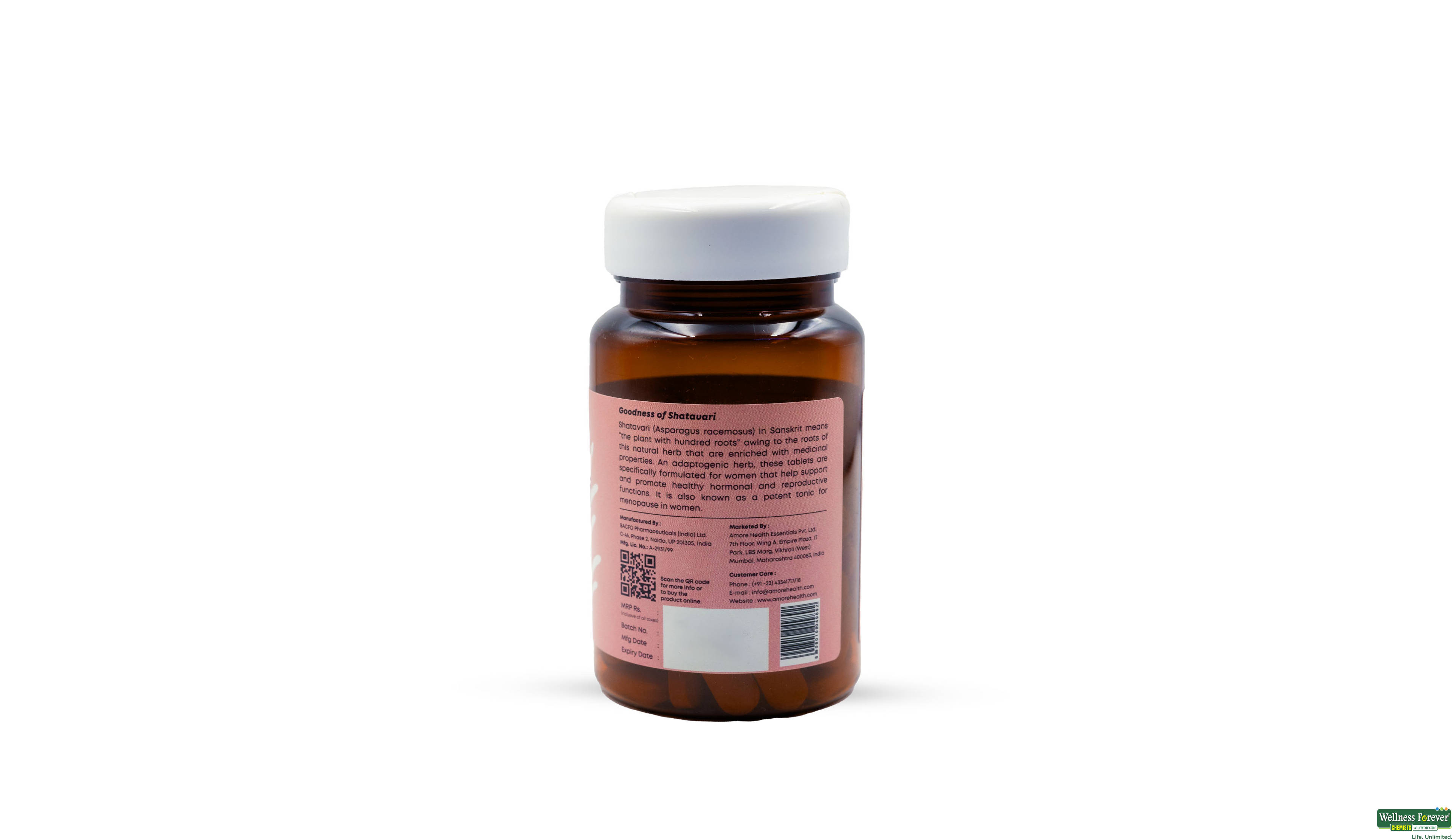 FORESTREASURES SHATAVARI 60TAB- 2, 60TAB, 