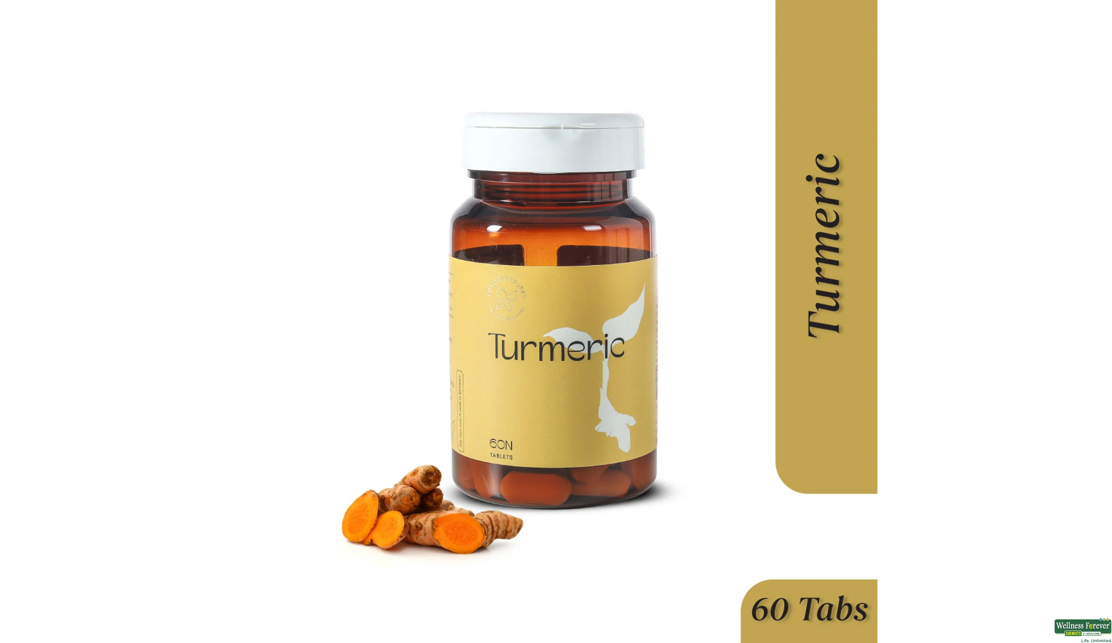 FORESTREASURES TURMERIC 60TAB- 1, 60TAB, 