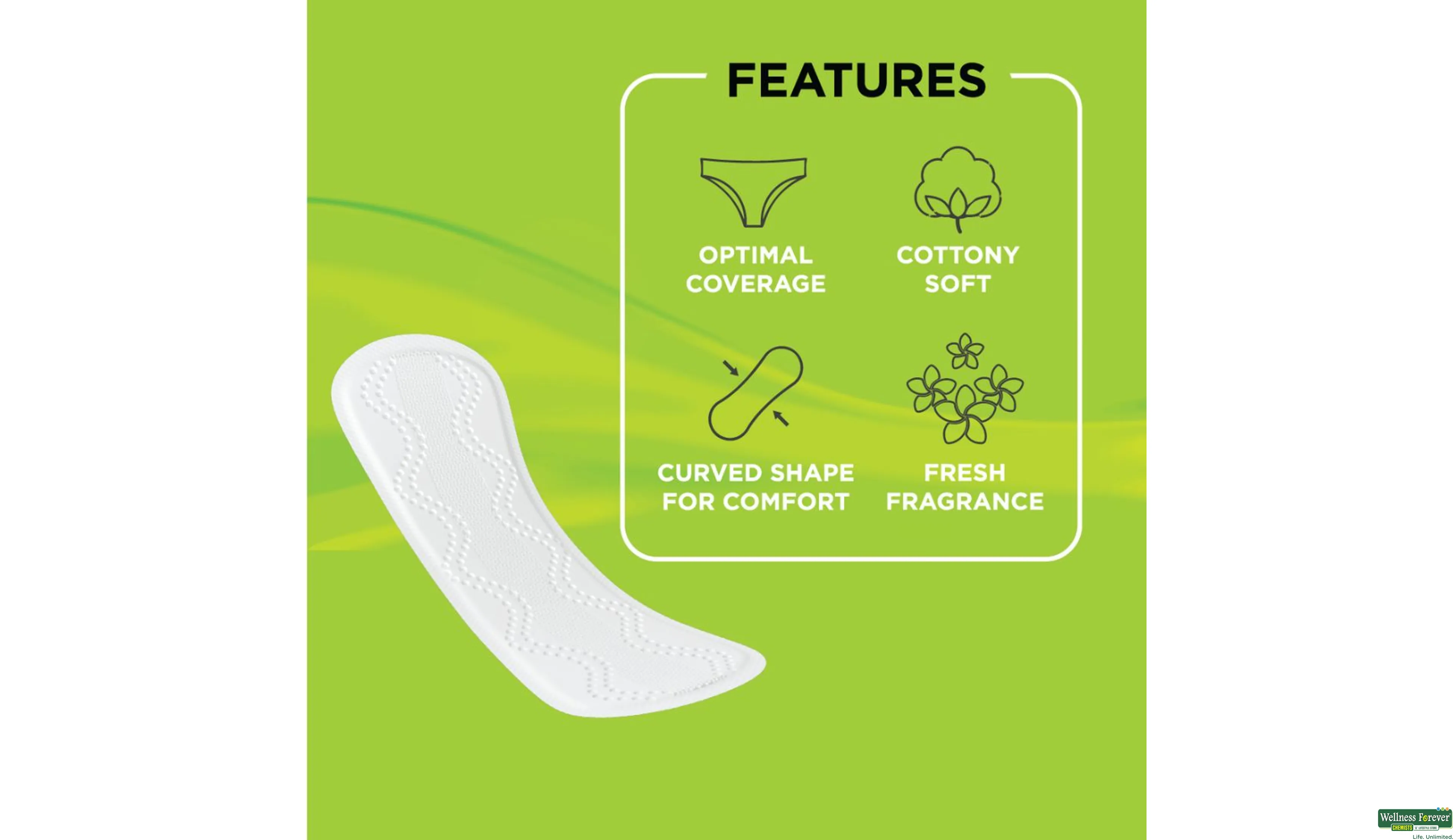 Buy PEESAFE Panty Liners For Women Daily Use with Aloe Vera (Pack