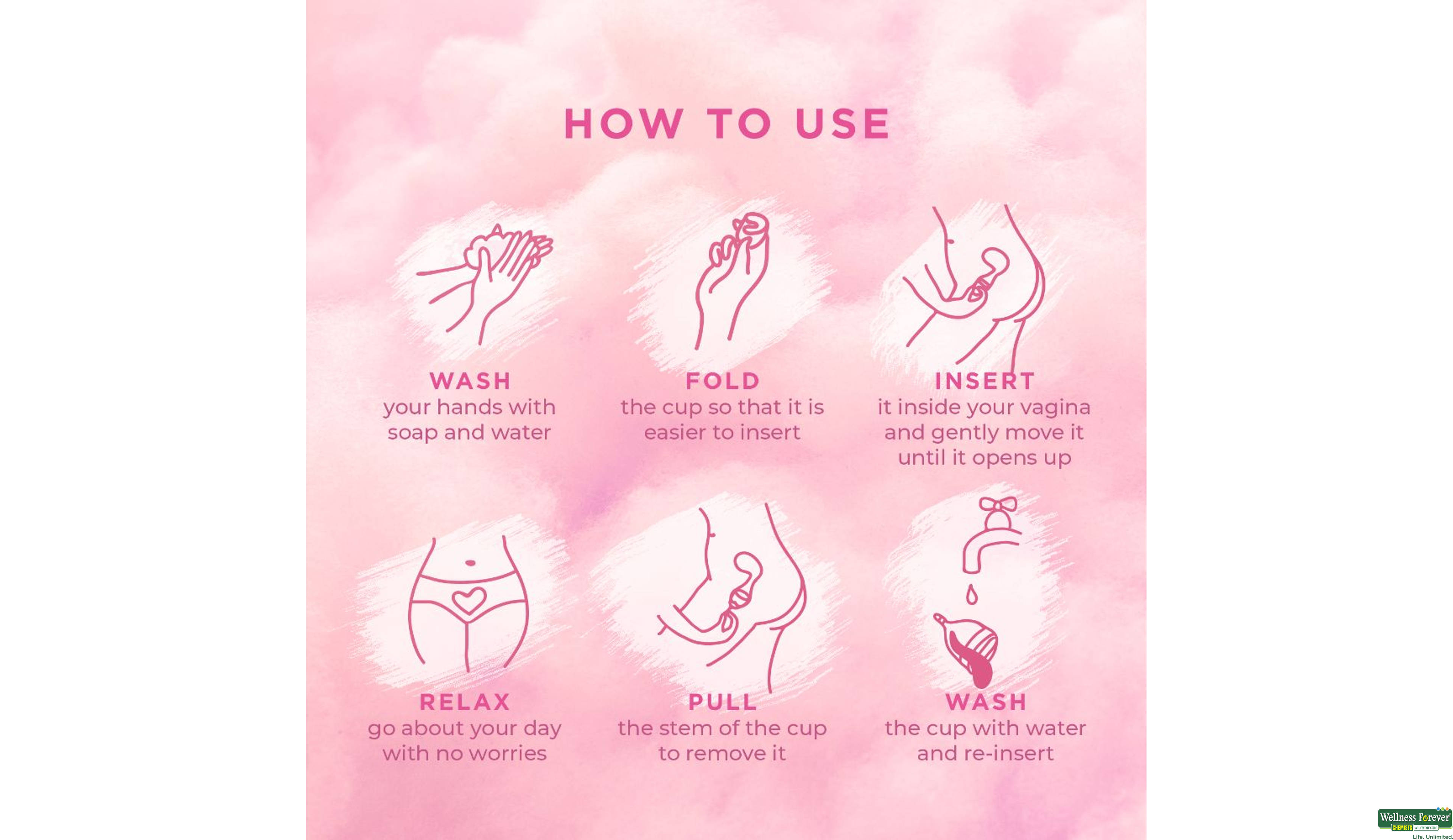 MENSTRUAL CUPS LARGE 1PC- 3, 40GM, 