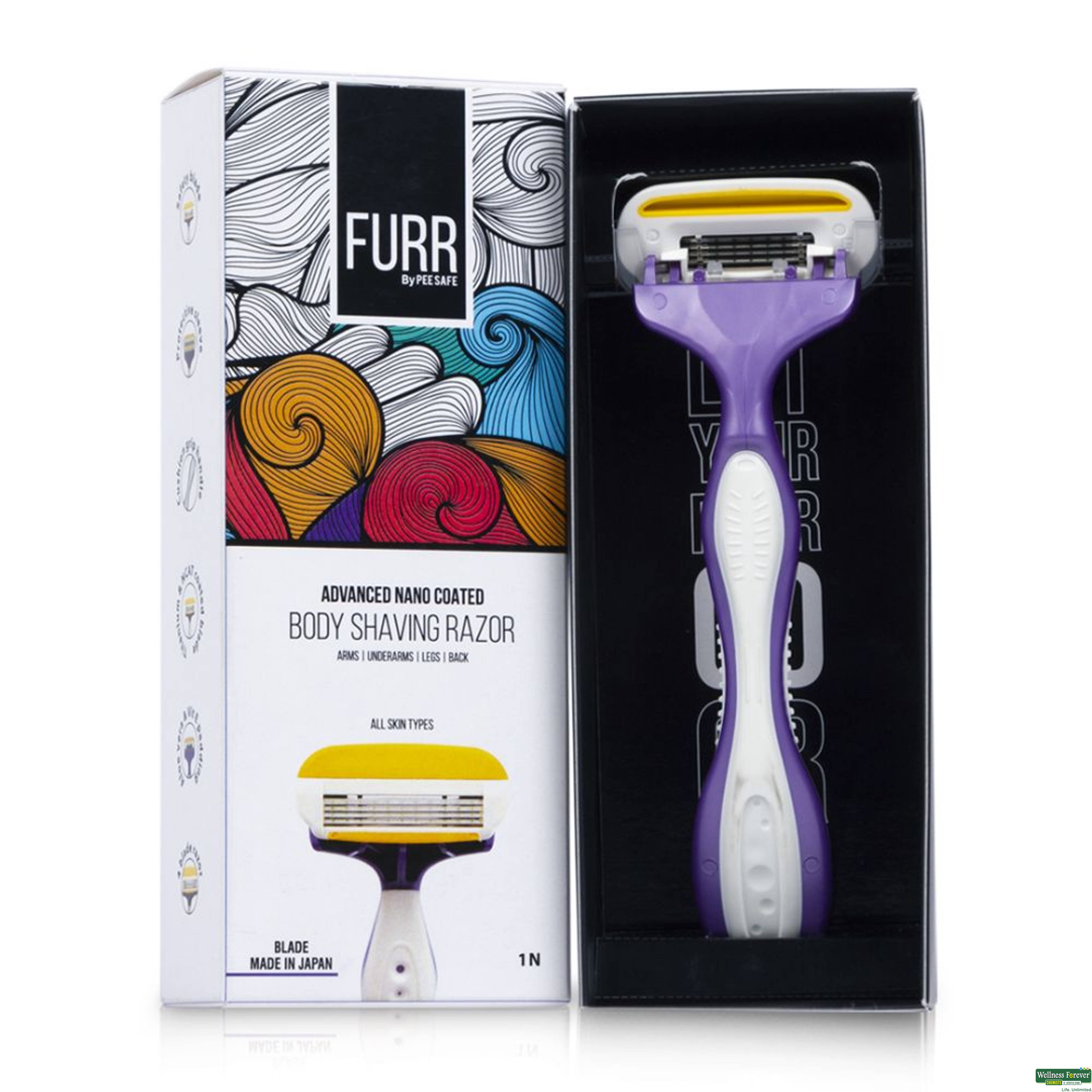 Furr By Pee Safe Body Shaving Razor 1 Piece-image