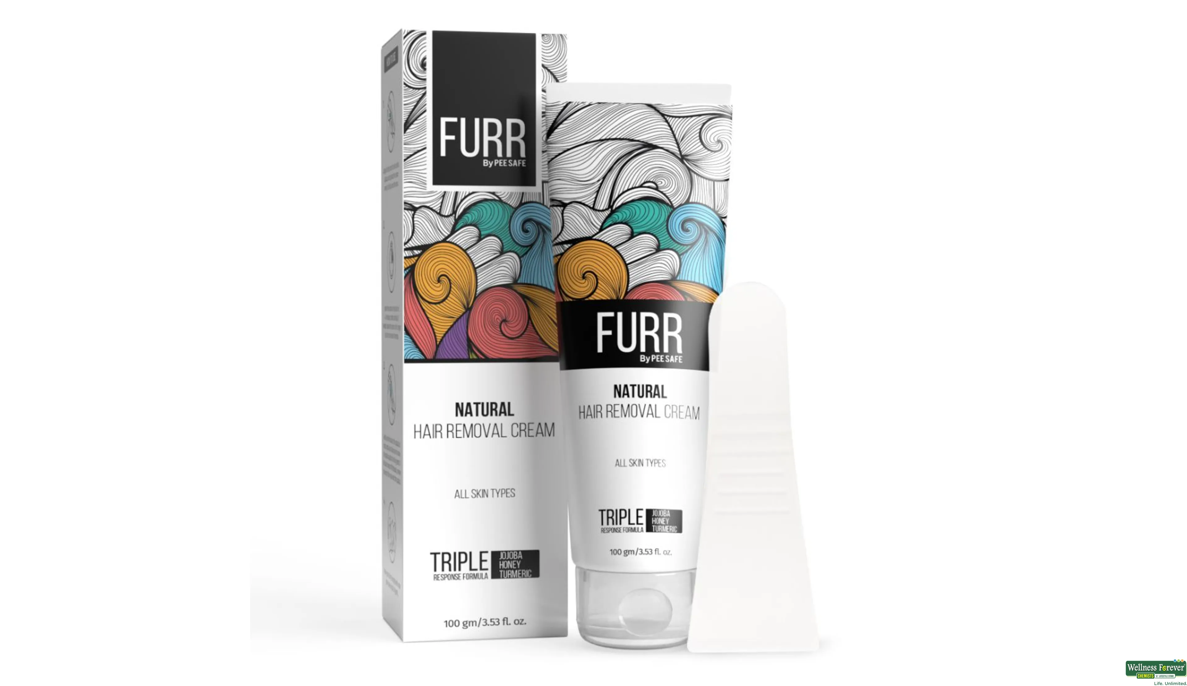 FURR HAIR REMOVAL CREAM 100GM- 1, 100GM, 