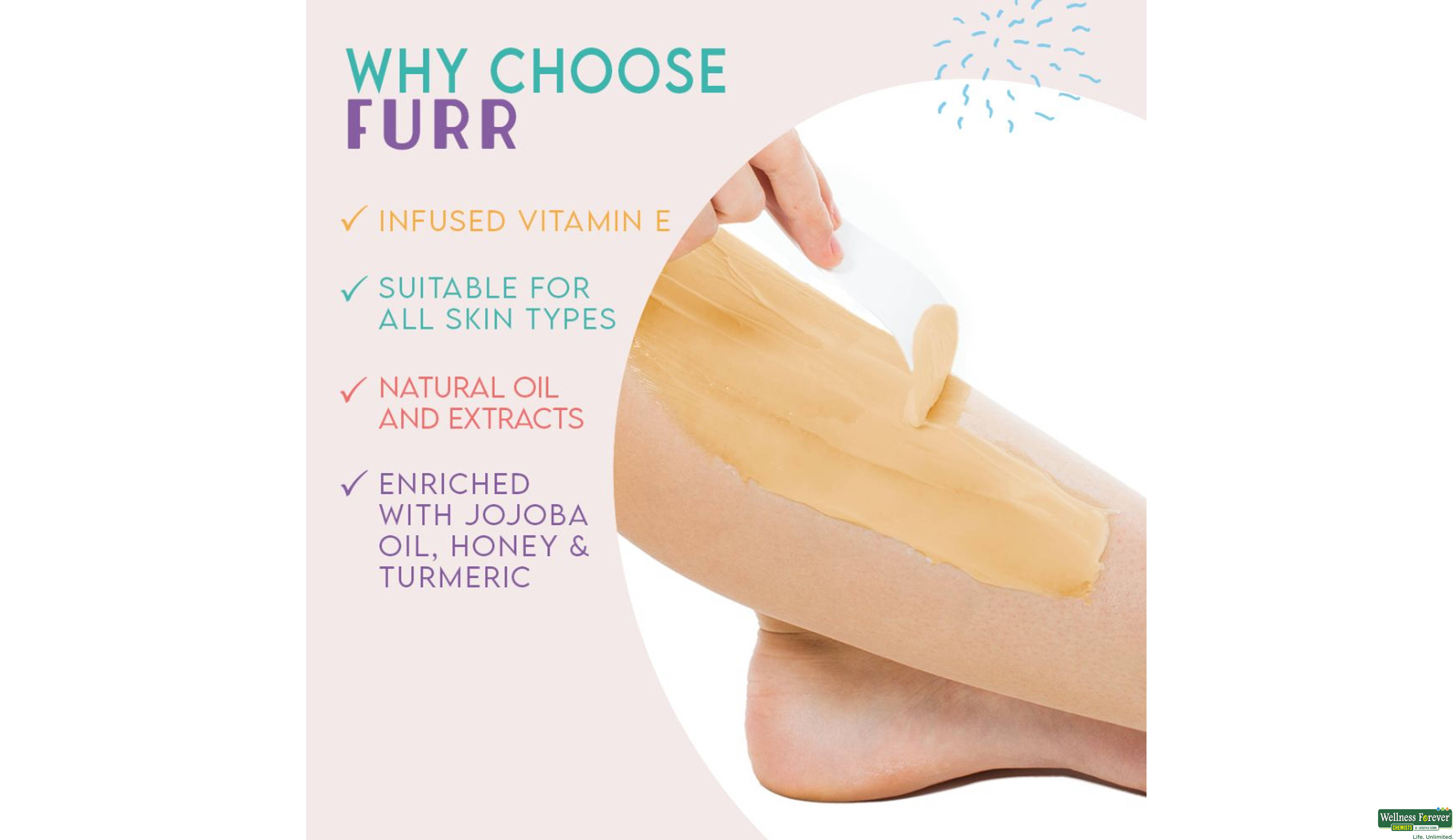 FURR HAIR REMOVAL CREAM 100GM- 3, 100GM, 