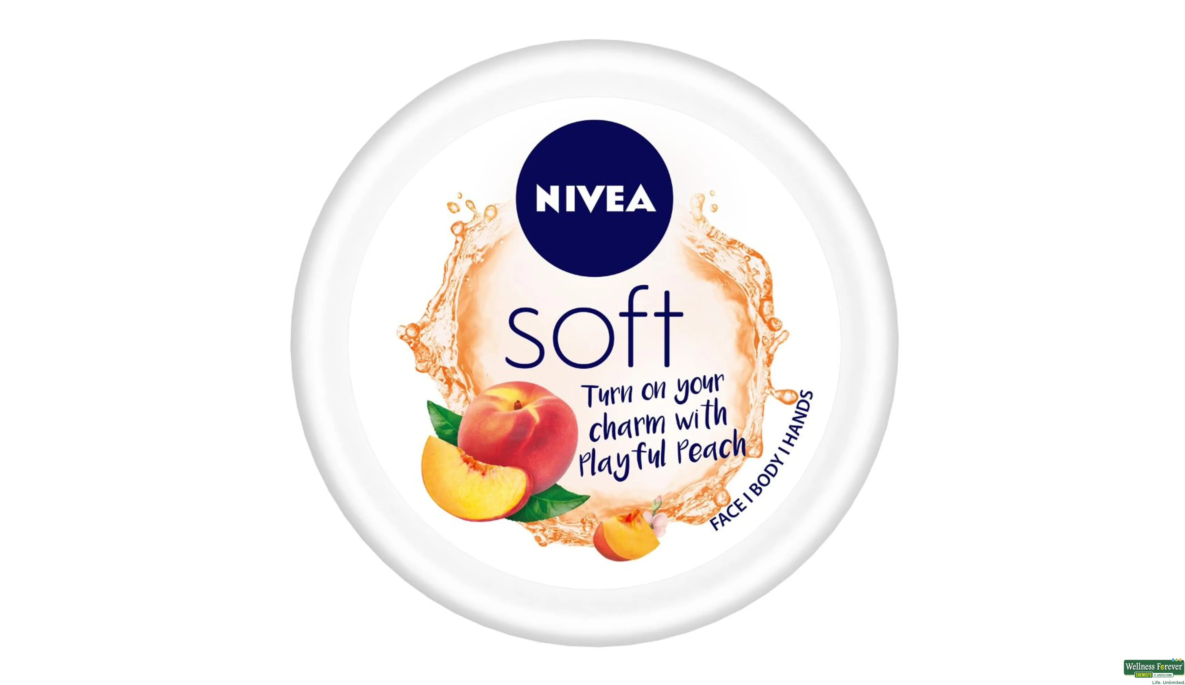 NIVEA SOFT MOISTURIZER PEACH 100ML- 1, 100ML, 