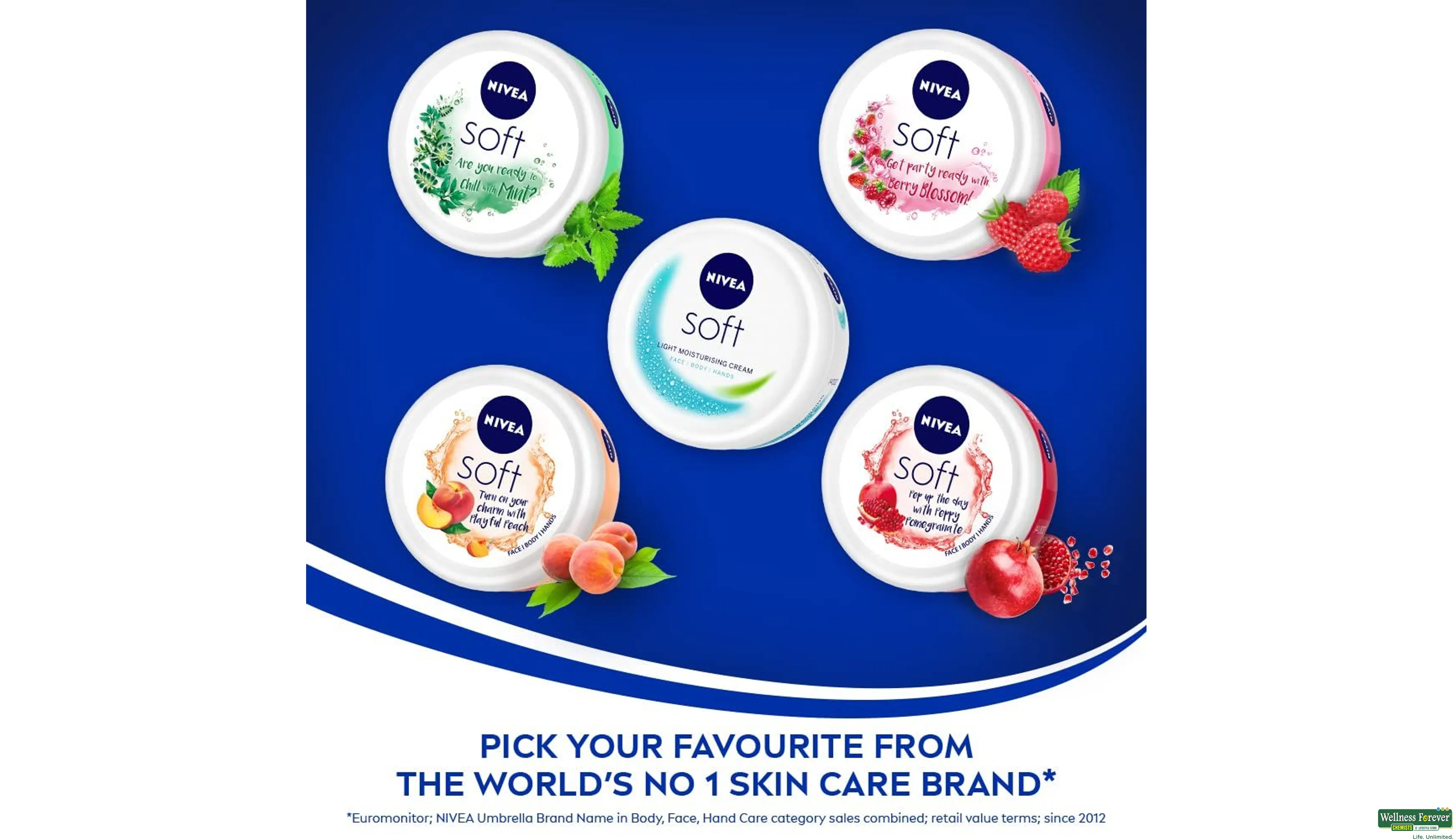 NIVEA SOFT MOISTURIZER PEACH 100ML- 7, 100ML, 