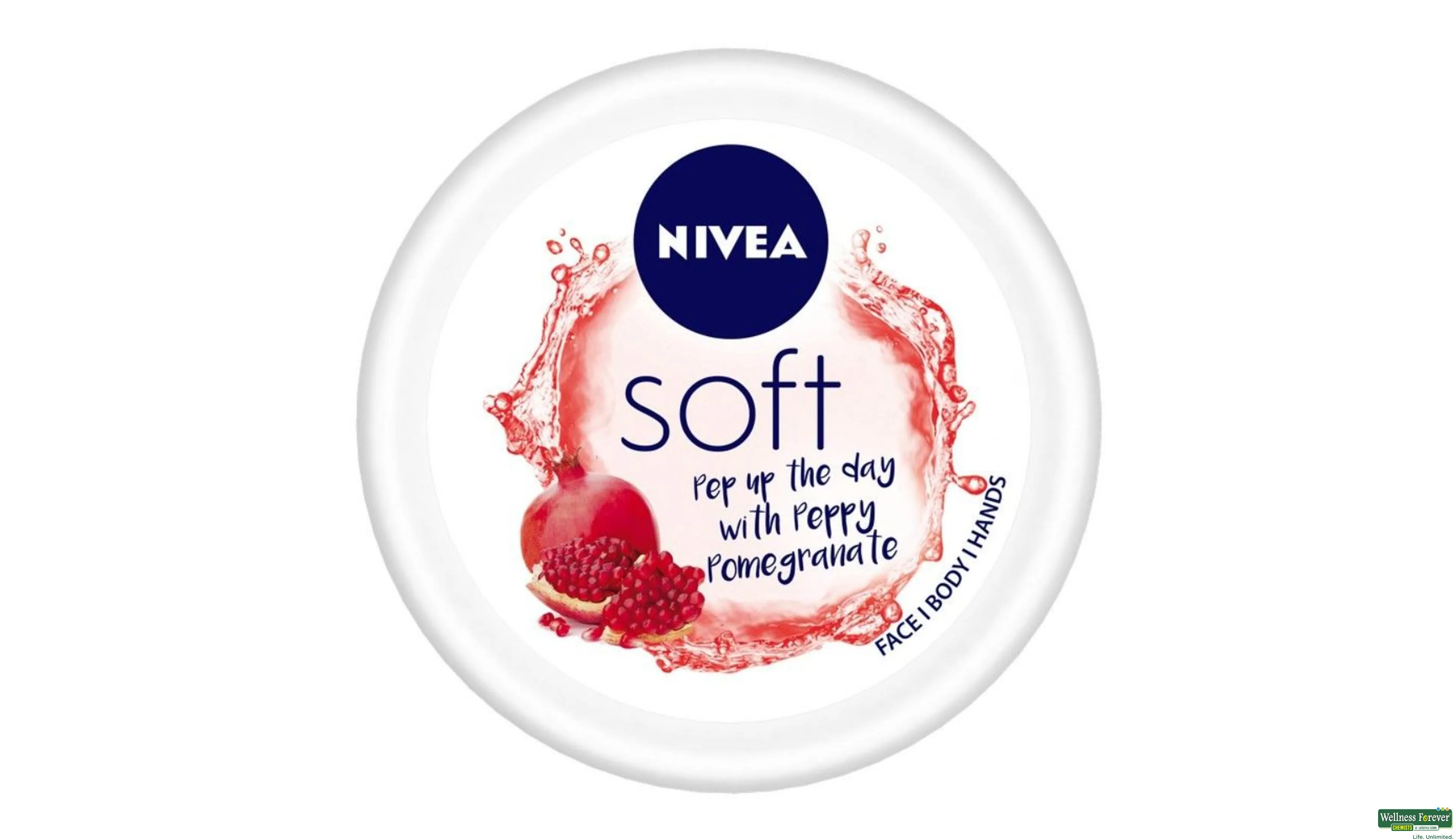 NIVEA SOFT MOISTURIZER POMEGMRANATE 100ML- 1, 100ML, 